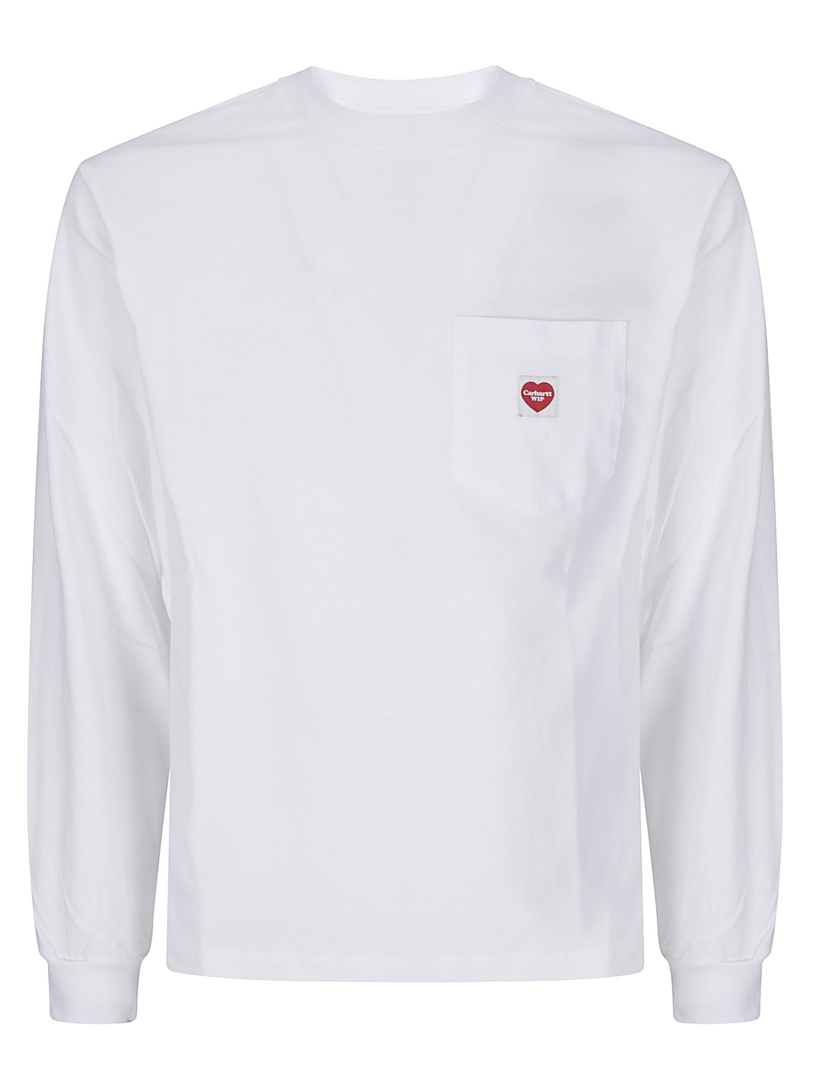 T-Shirt Pocket Small Heart W' L/S Pocket Small Heart T-Shirt