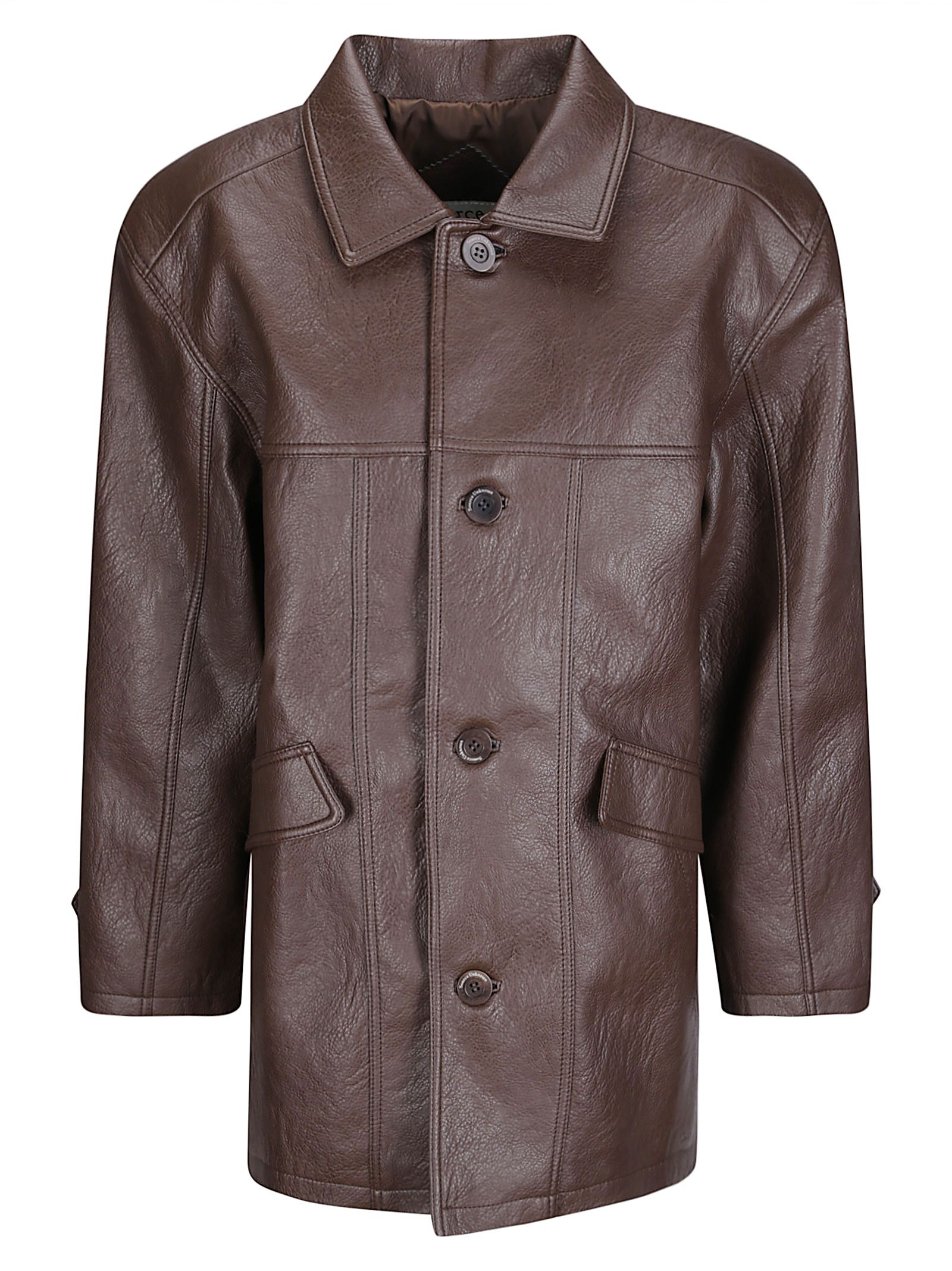 Giacca Carrie Faux Leather Carrie Faux Leather Half Jacket Brown
