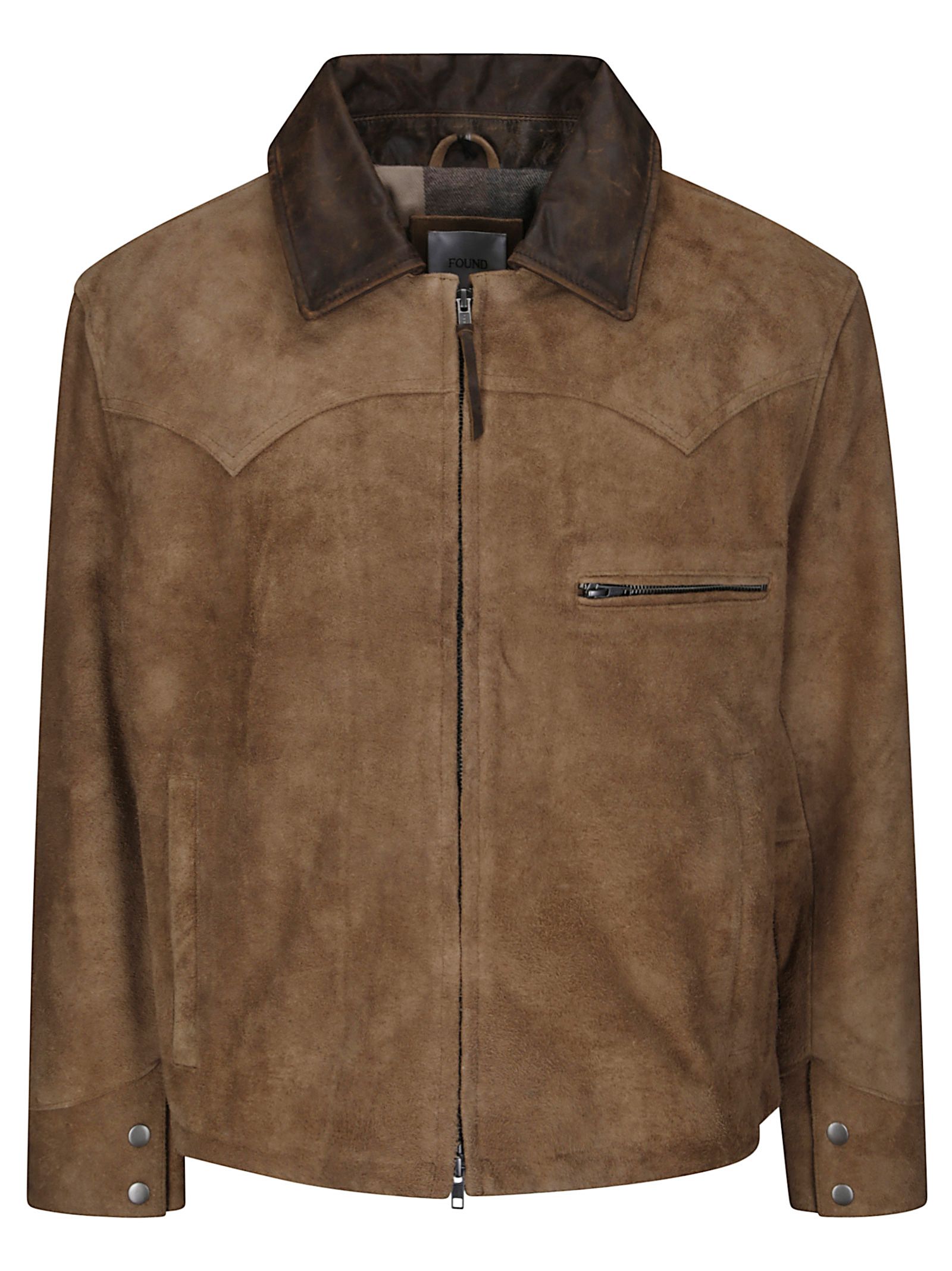 Wildleder-Western-Scheunenjacke