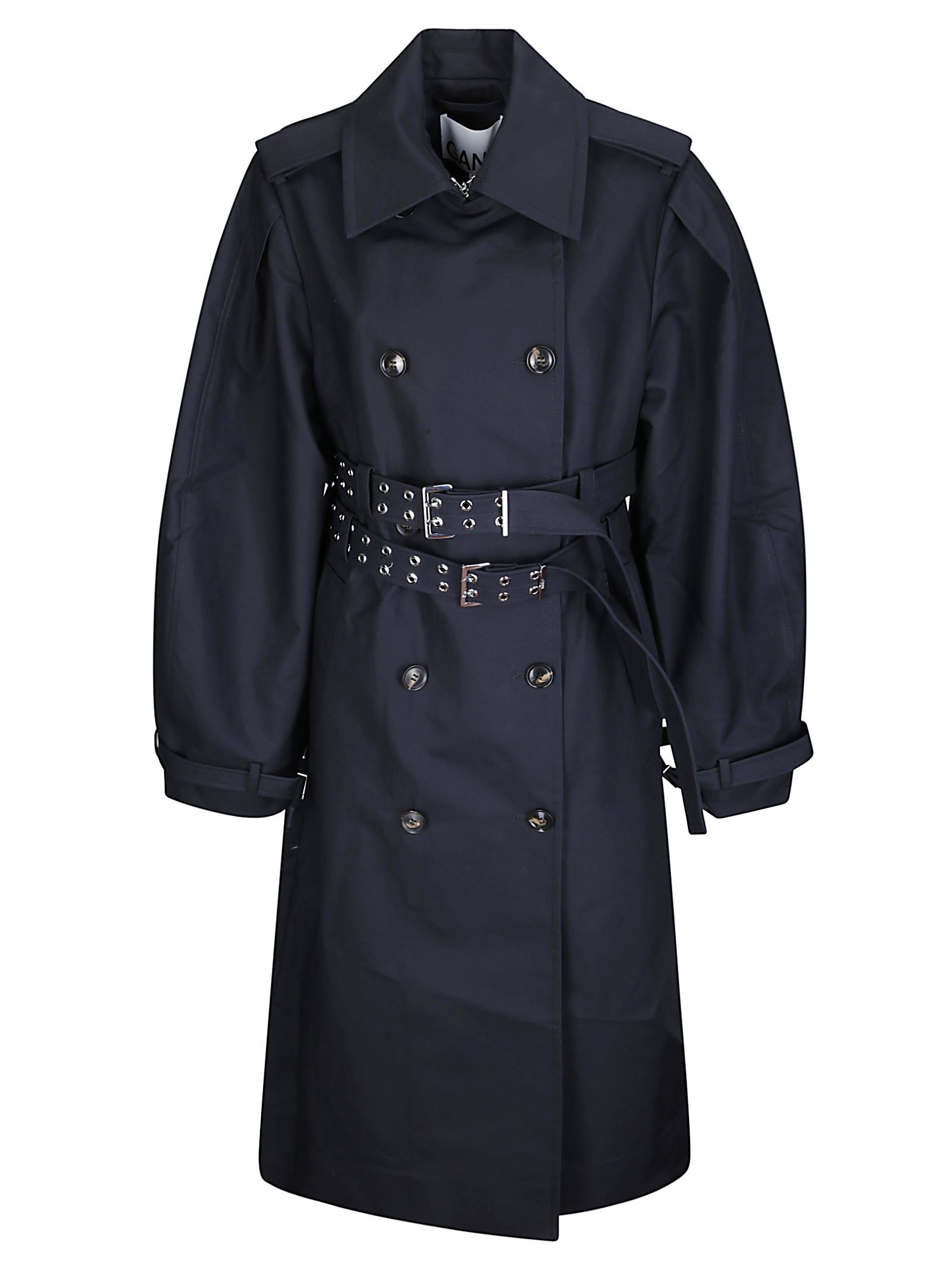 Trench Double Cotton Double Cotton Trench Coat