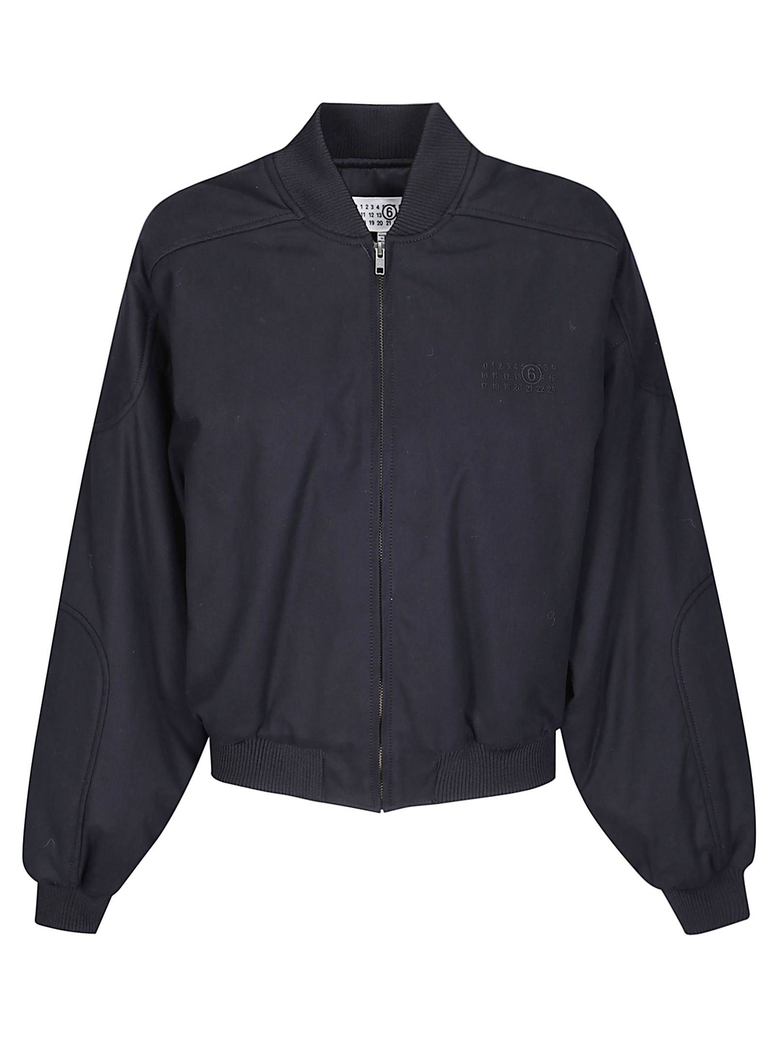 Schwarze Bomberjacke