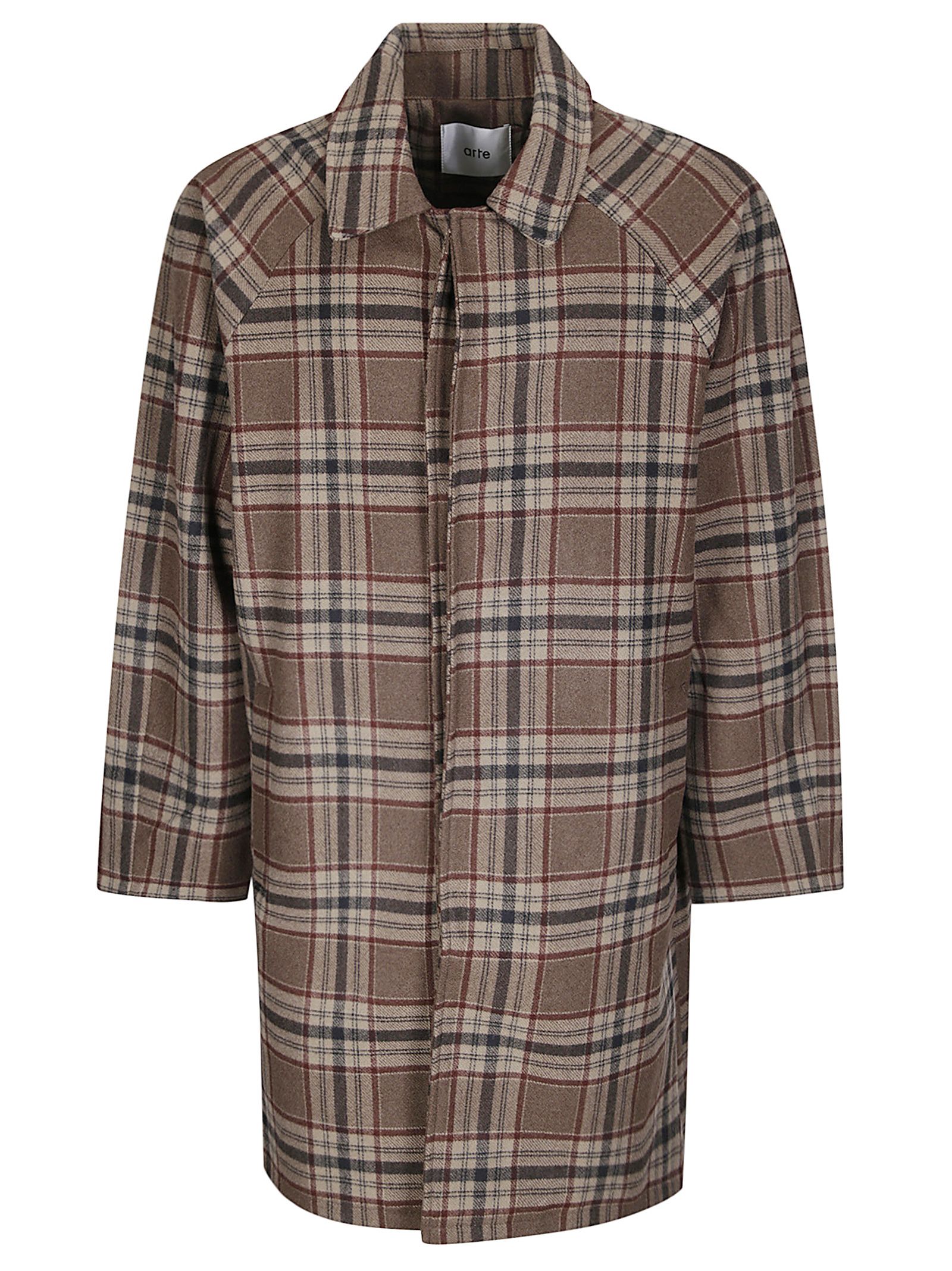 Cappotto Plaid Plaid Coat