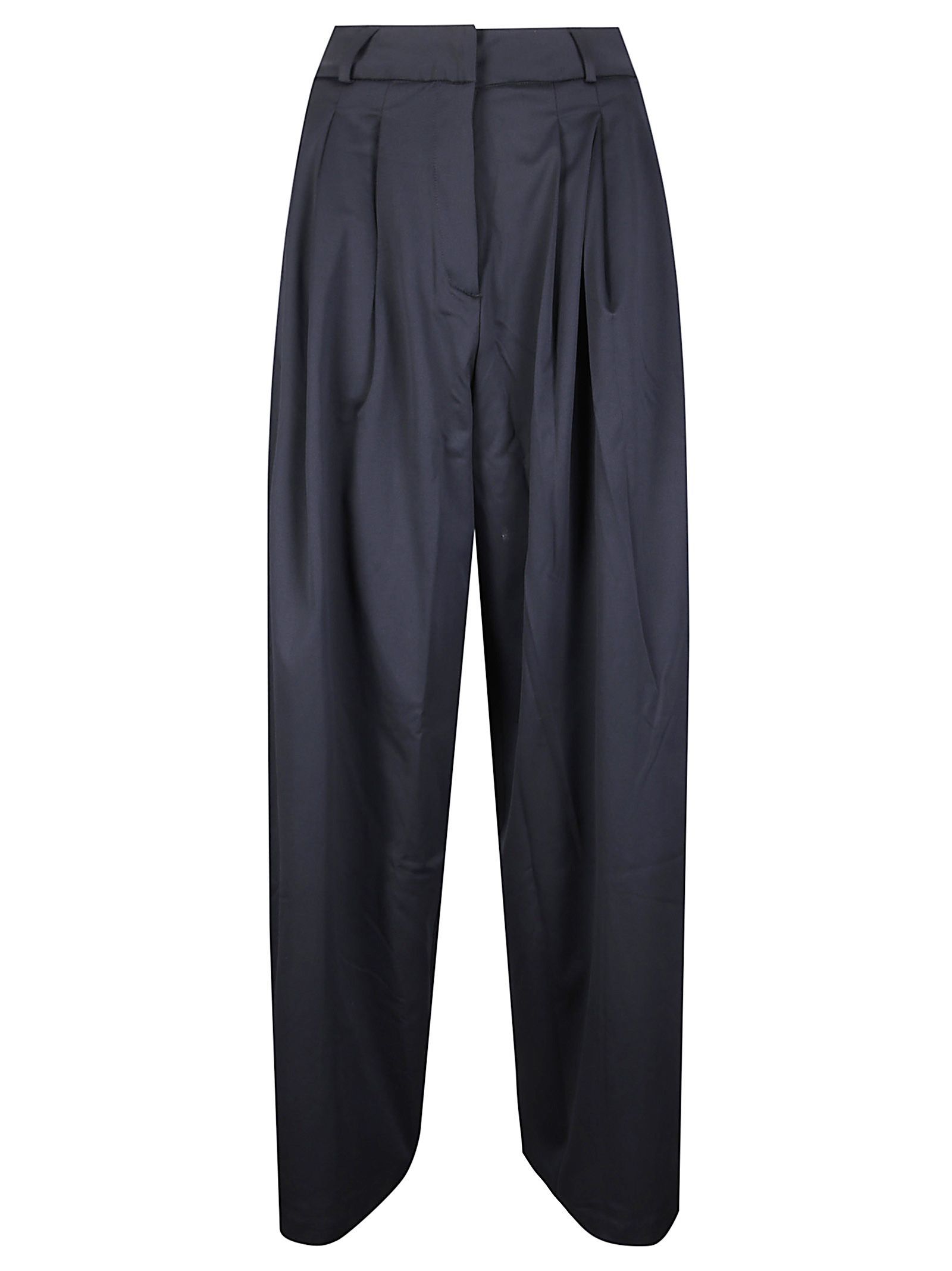 Pantaloni con pinces Pleated Pt