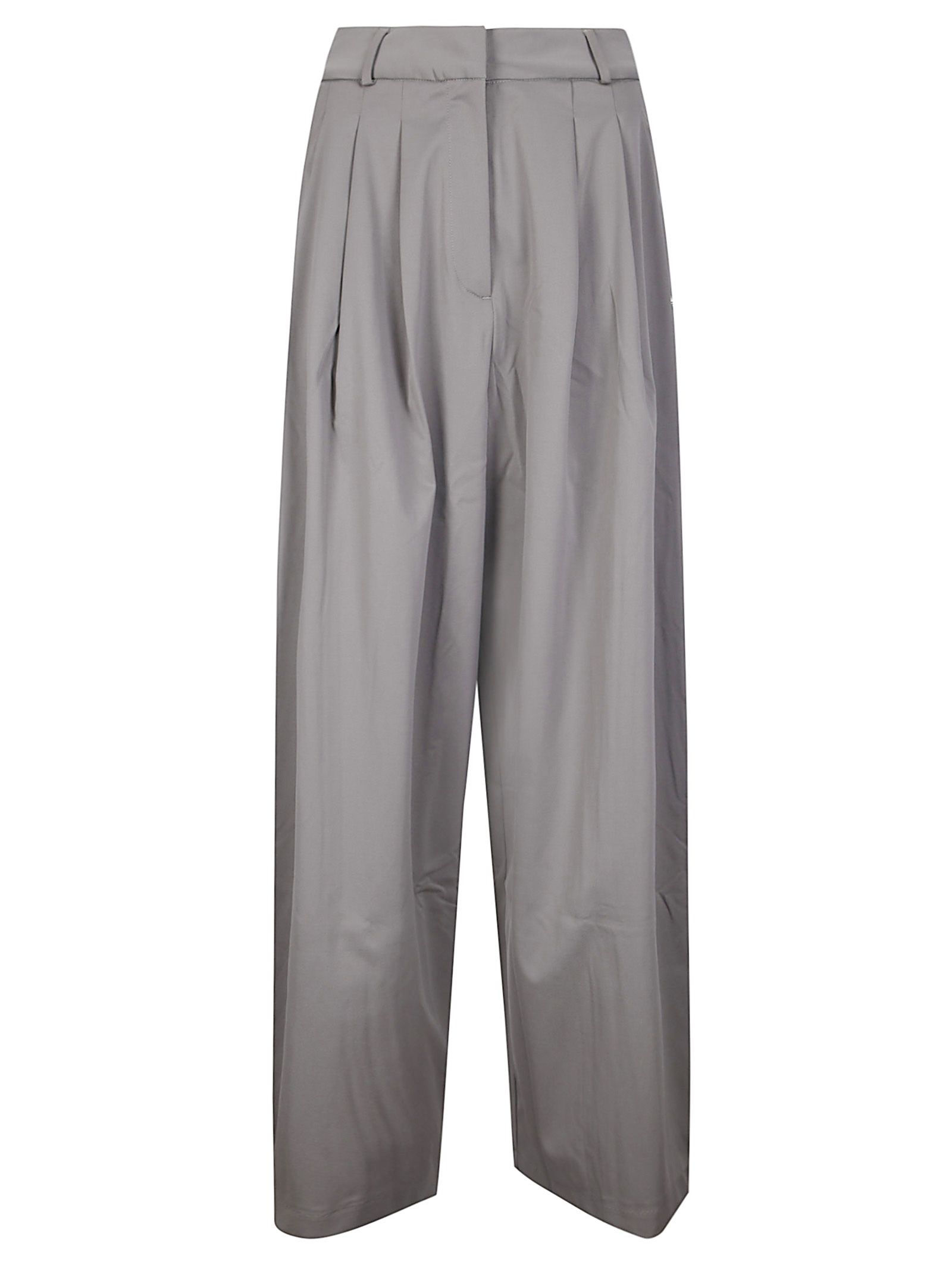 Pantaloni con pinces Pleated Pt