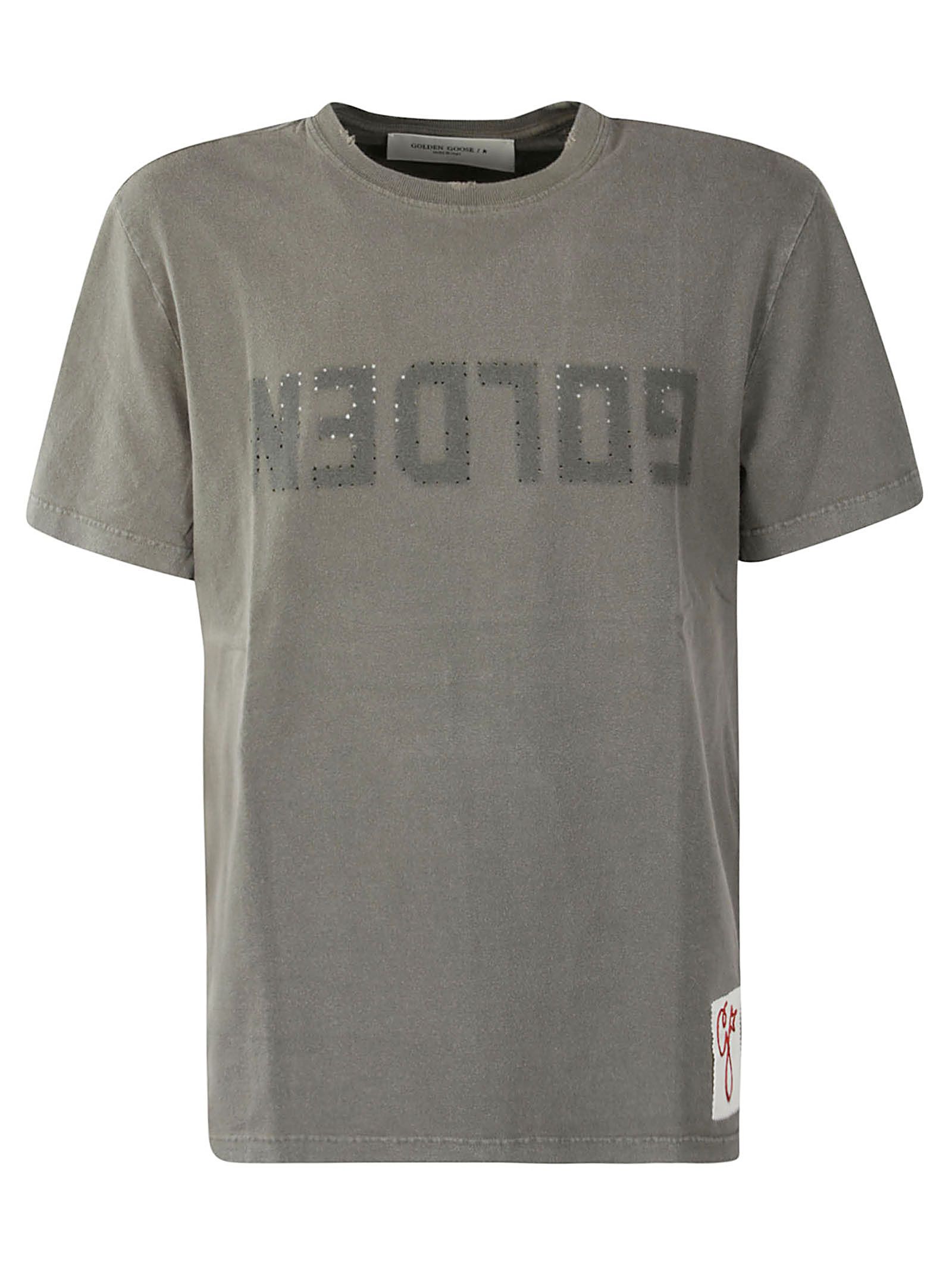 Tshirt con logo GOLDEN M'S REGULAR T-SHIRT DISTRESSED #N#