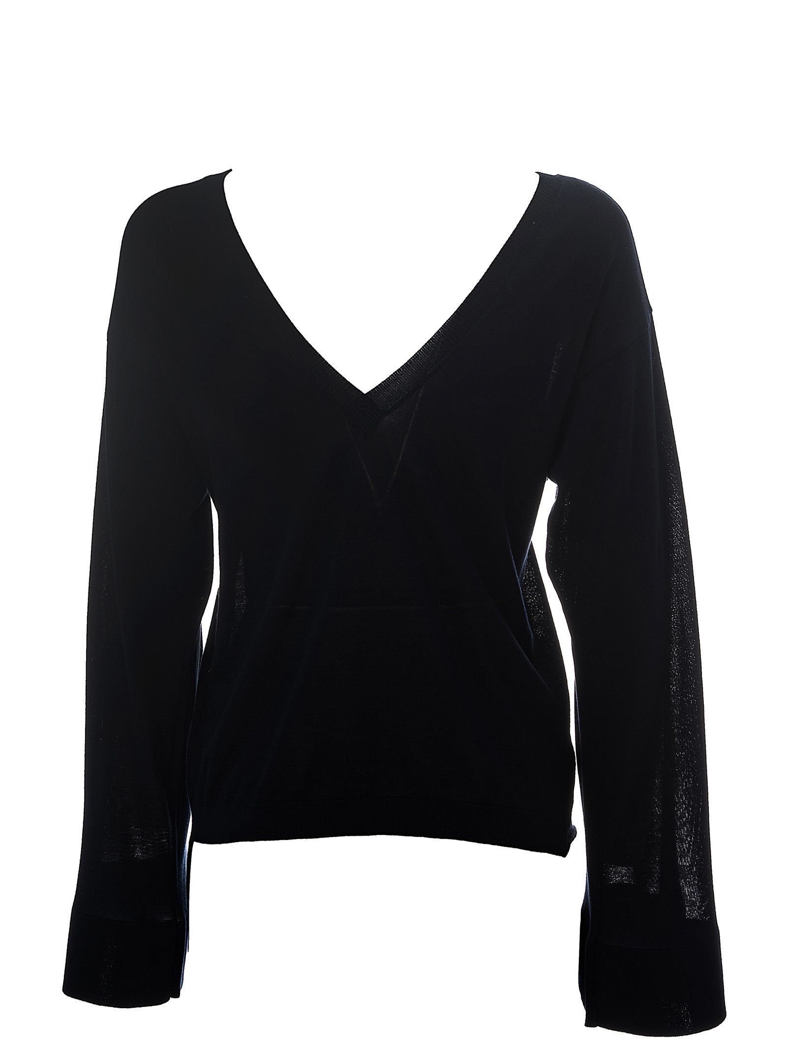 BLACK COTTON BLOUSE