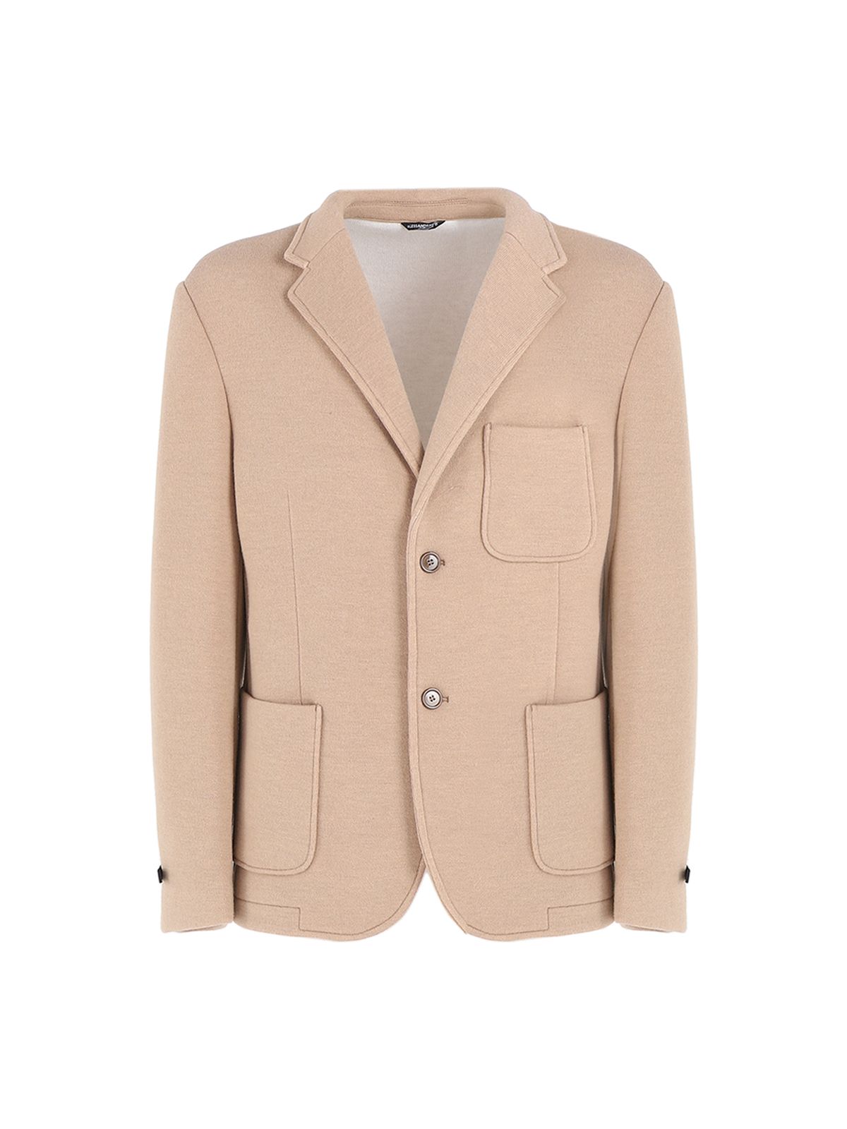 SINGLE-BREASTED BEIGE JACKET