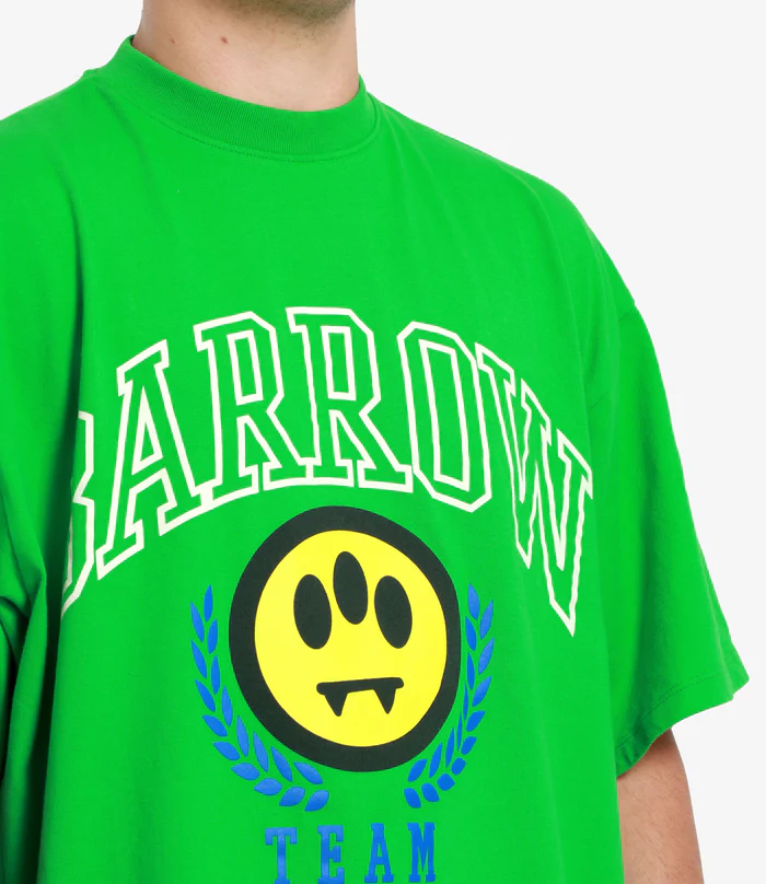 GREEN OVERSIZED COTTON T-SHIRT