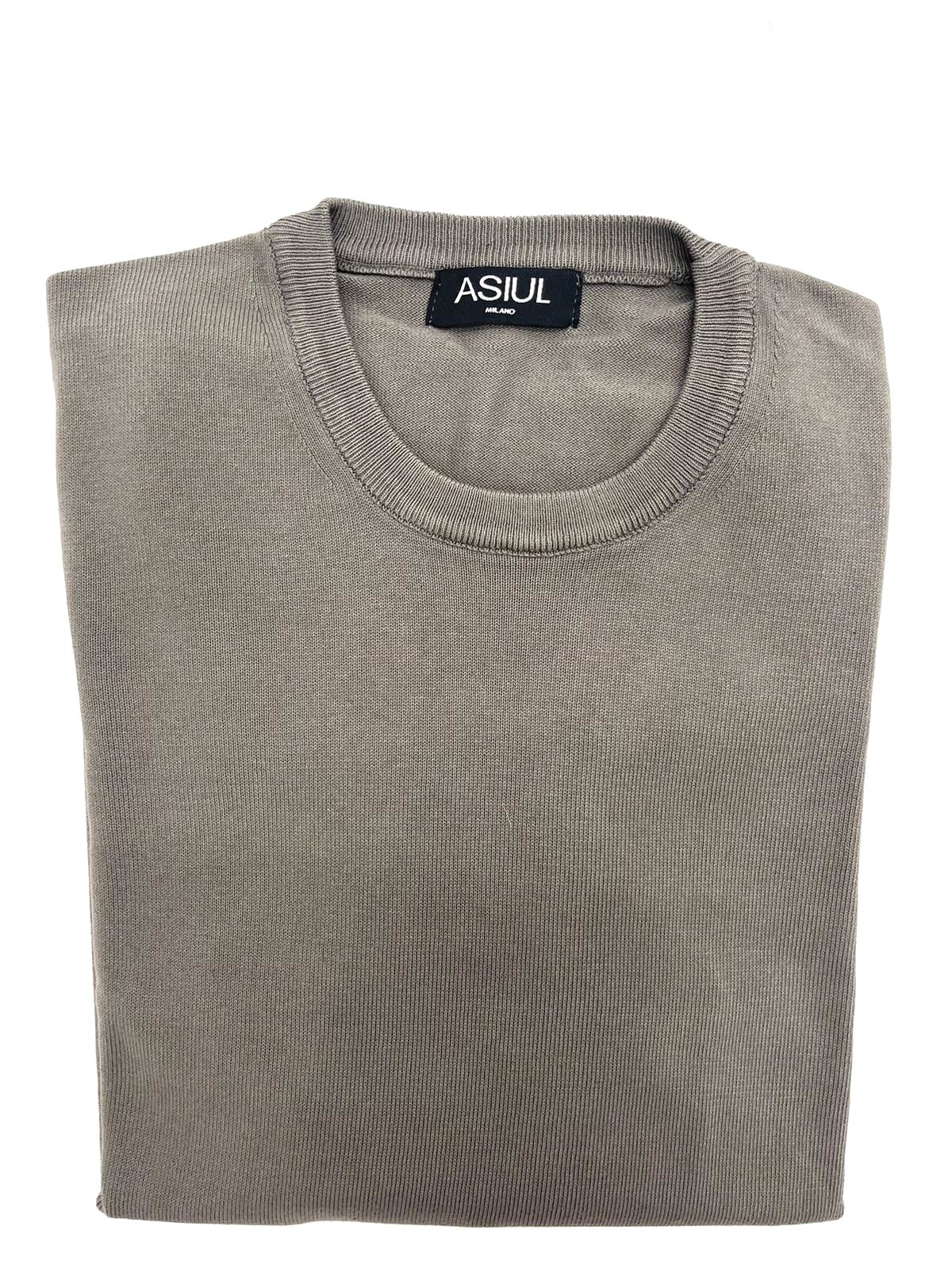 TAUPE COTTON SWEATER
