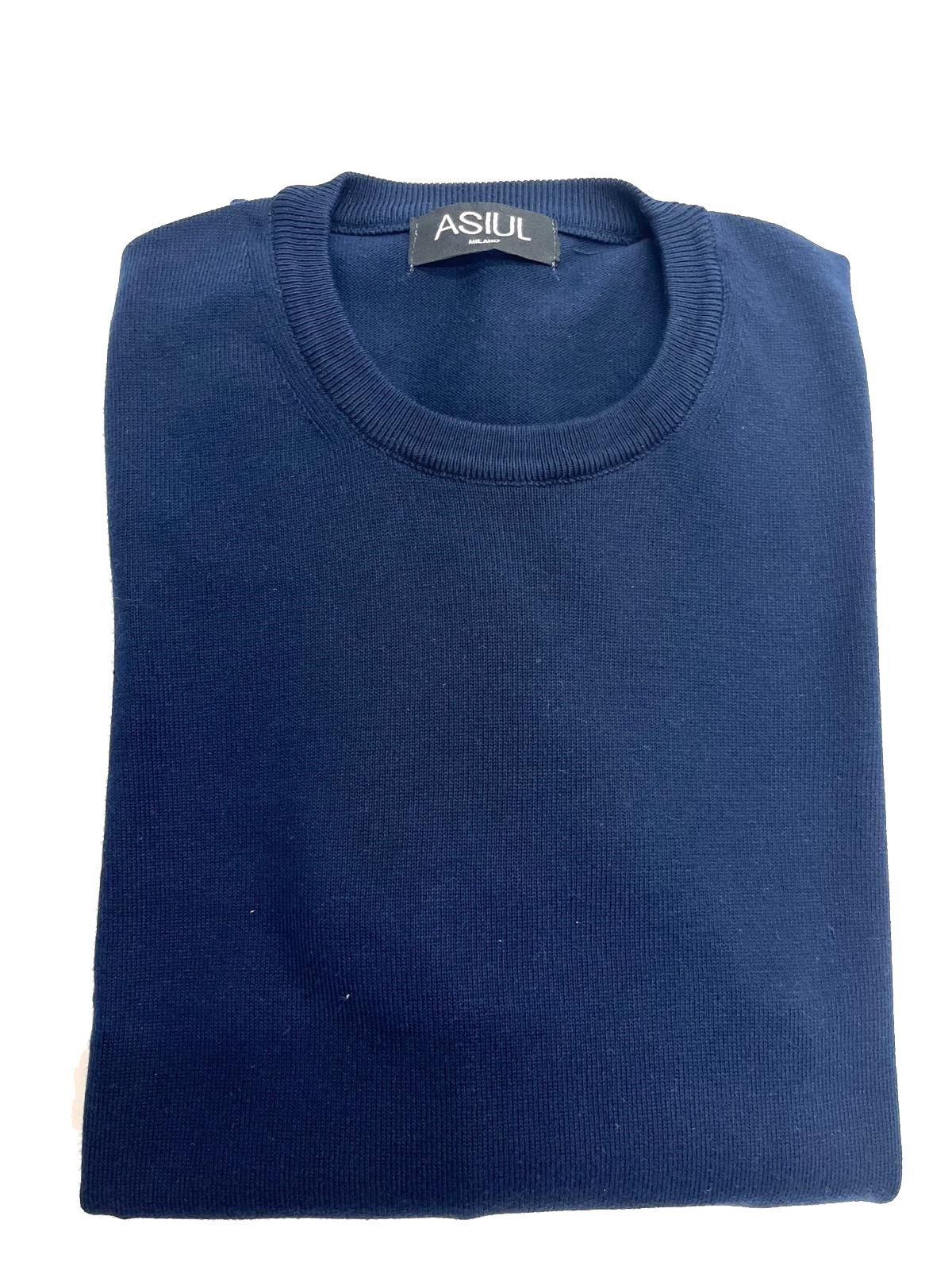 BLUE COTTON SWEATER