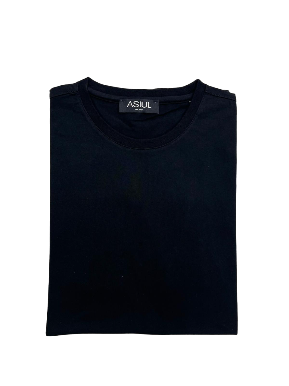BLACK COTTON T-SHIRT
