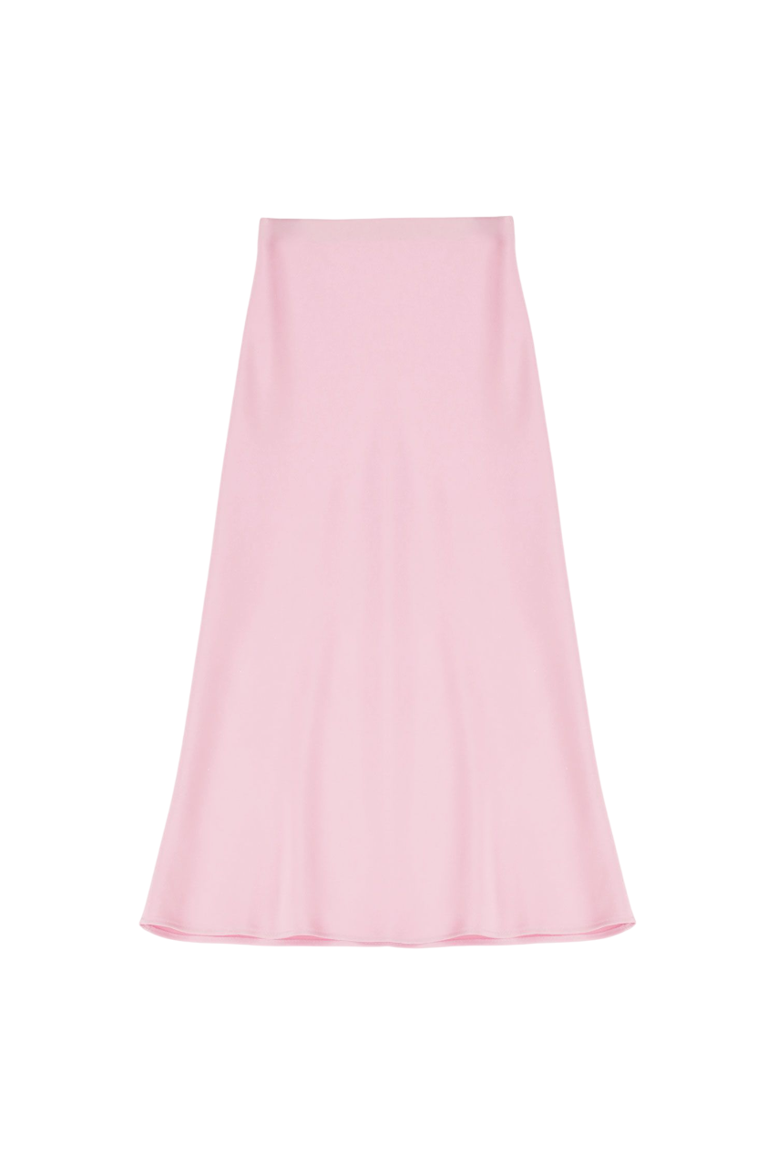 PINK MIDI SKIRT
