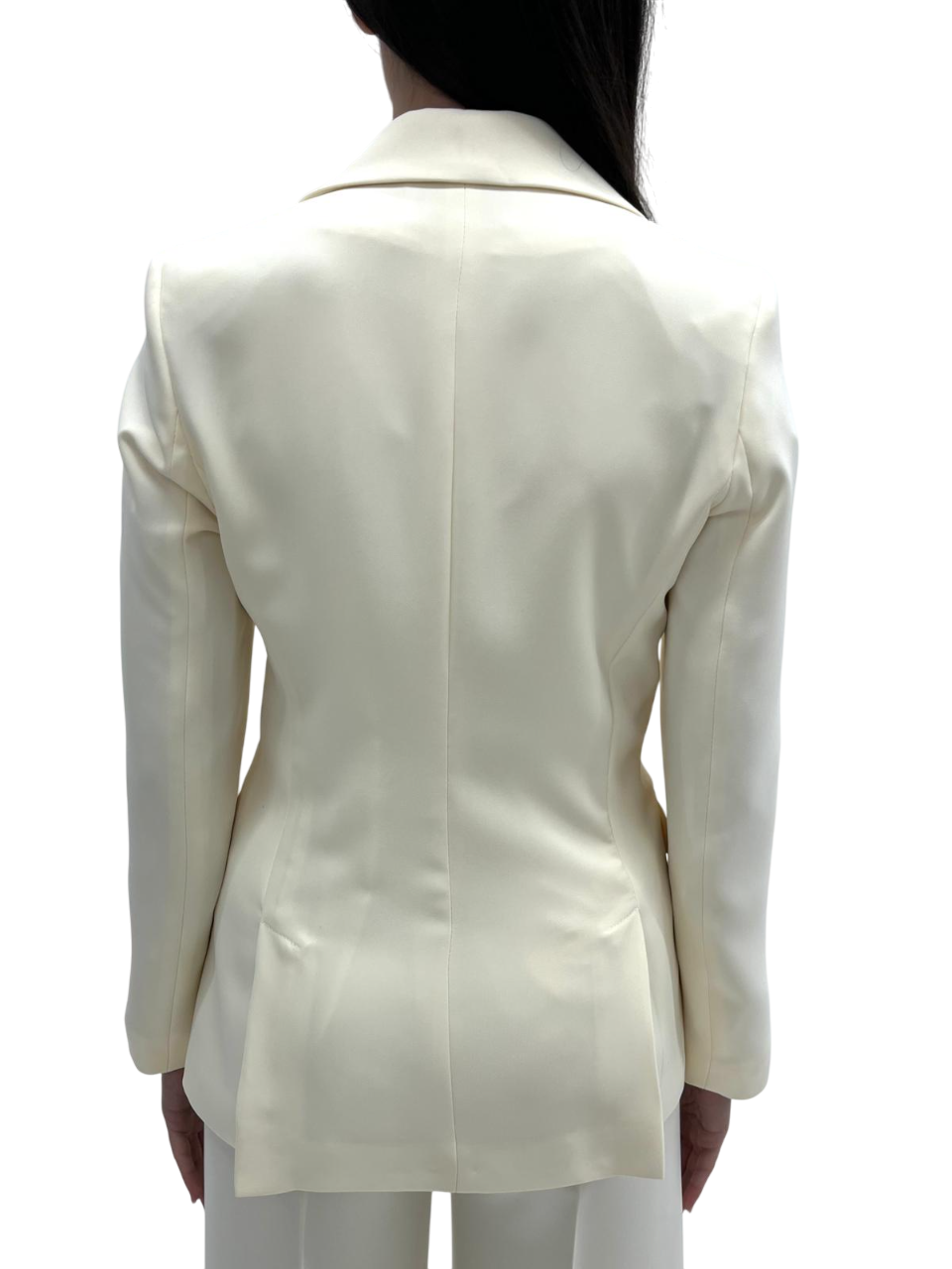 CREAM SINGLE BREASTED JACKET