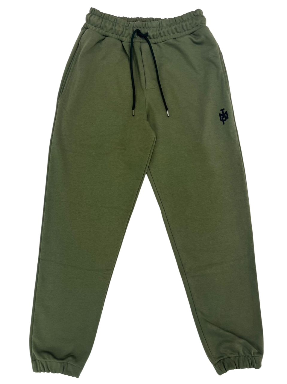 GREEN COTTON SWEATPANTS