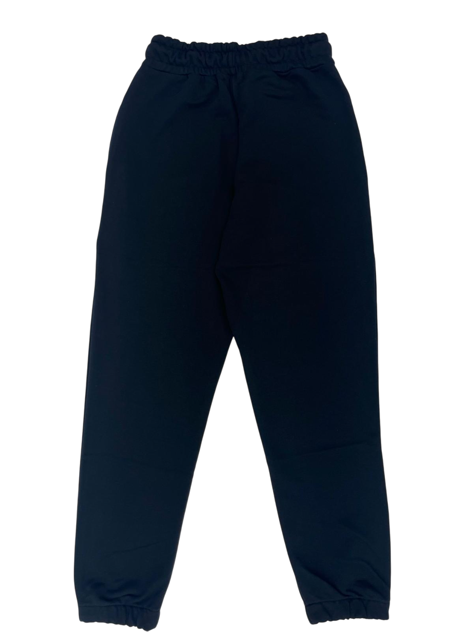 BLACK COTTON SWEATPANTS