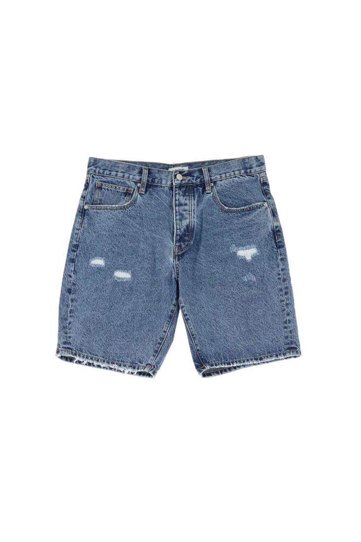COTTON DENIM BERMUDA SHORTS