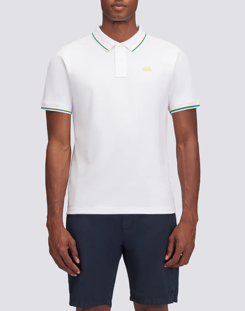 WHITE COTTON POLO