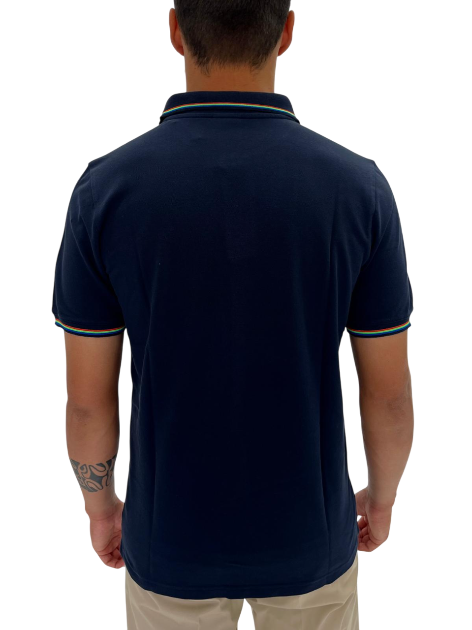 BLUE COTTON POLO