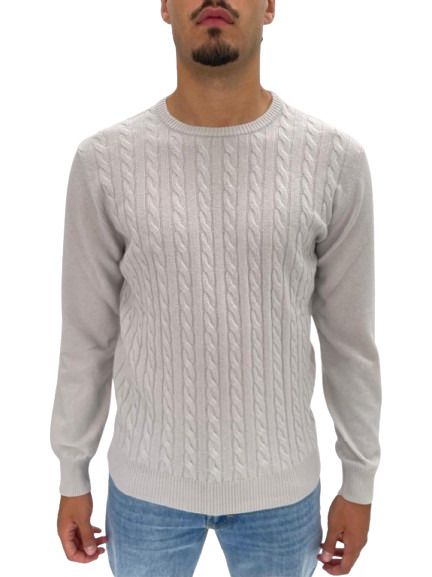 MAGLIA GRIGIA IN CASHMERE