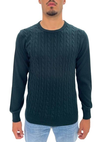 MAGLIA VERDE IN CASHMERE