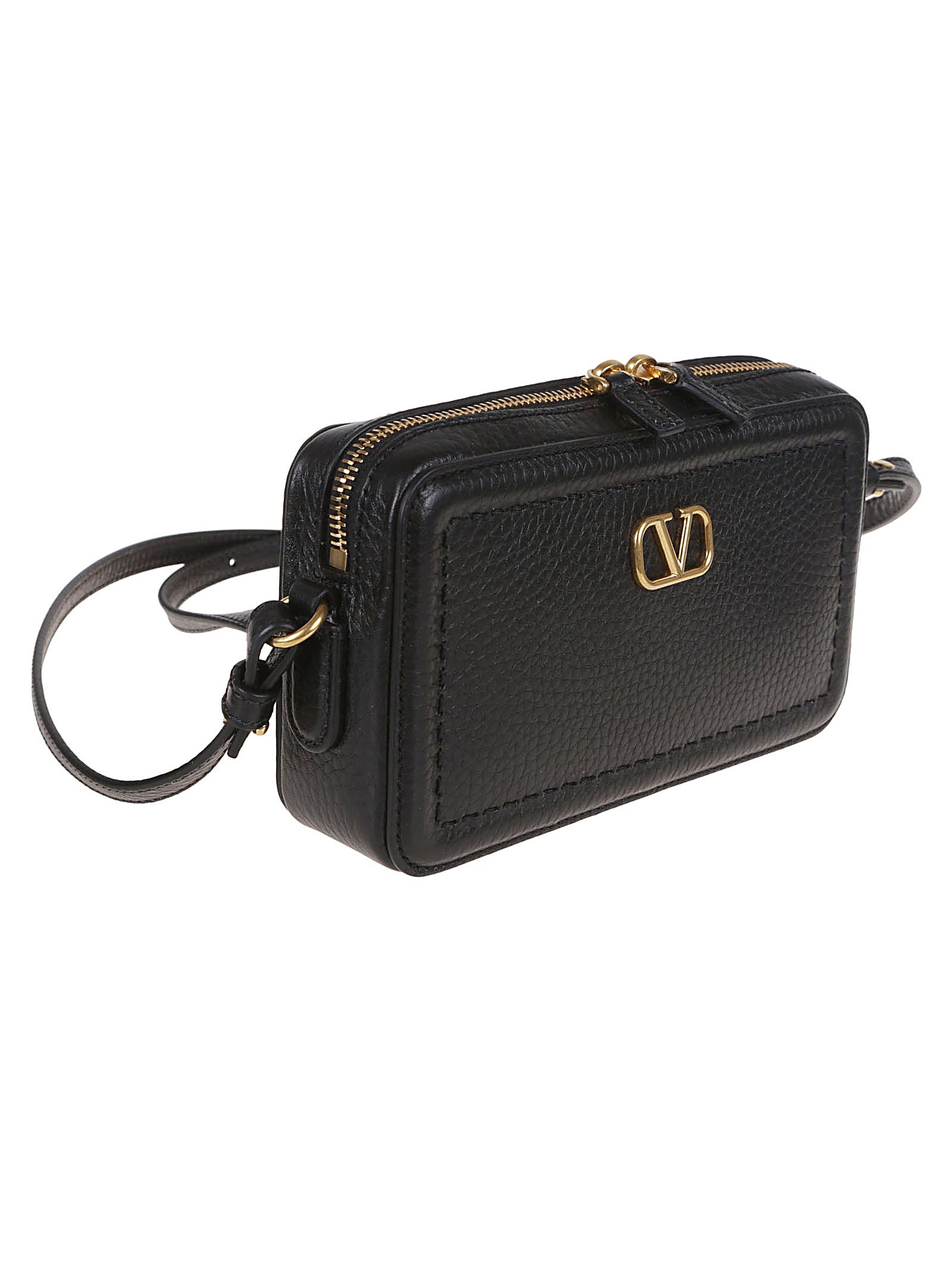 【Valentino】MINI CAMERA CASE ALLTIME◆6W0P0AI5RZR Valentino Garavani Alltime Mini Leather Camera Crossbody Bag
