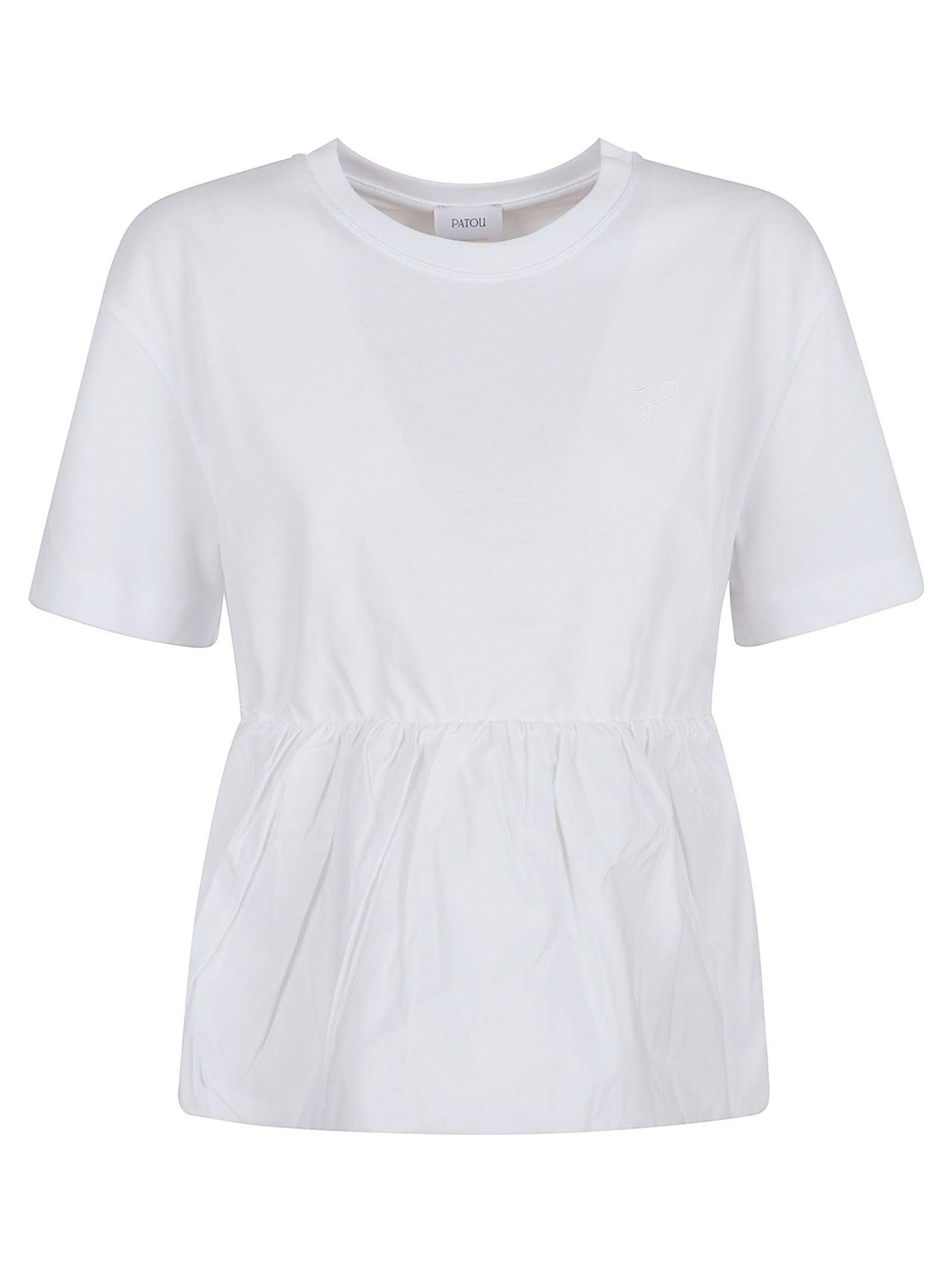 【送料&関税込】Patou Mix Fabric Volume Tshirt Patou Mixed fabric volume t-shirt | The Fashion Square