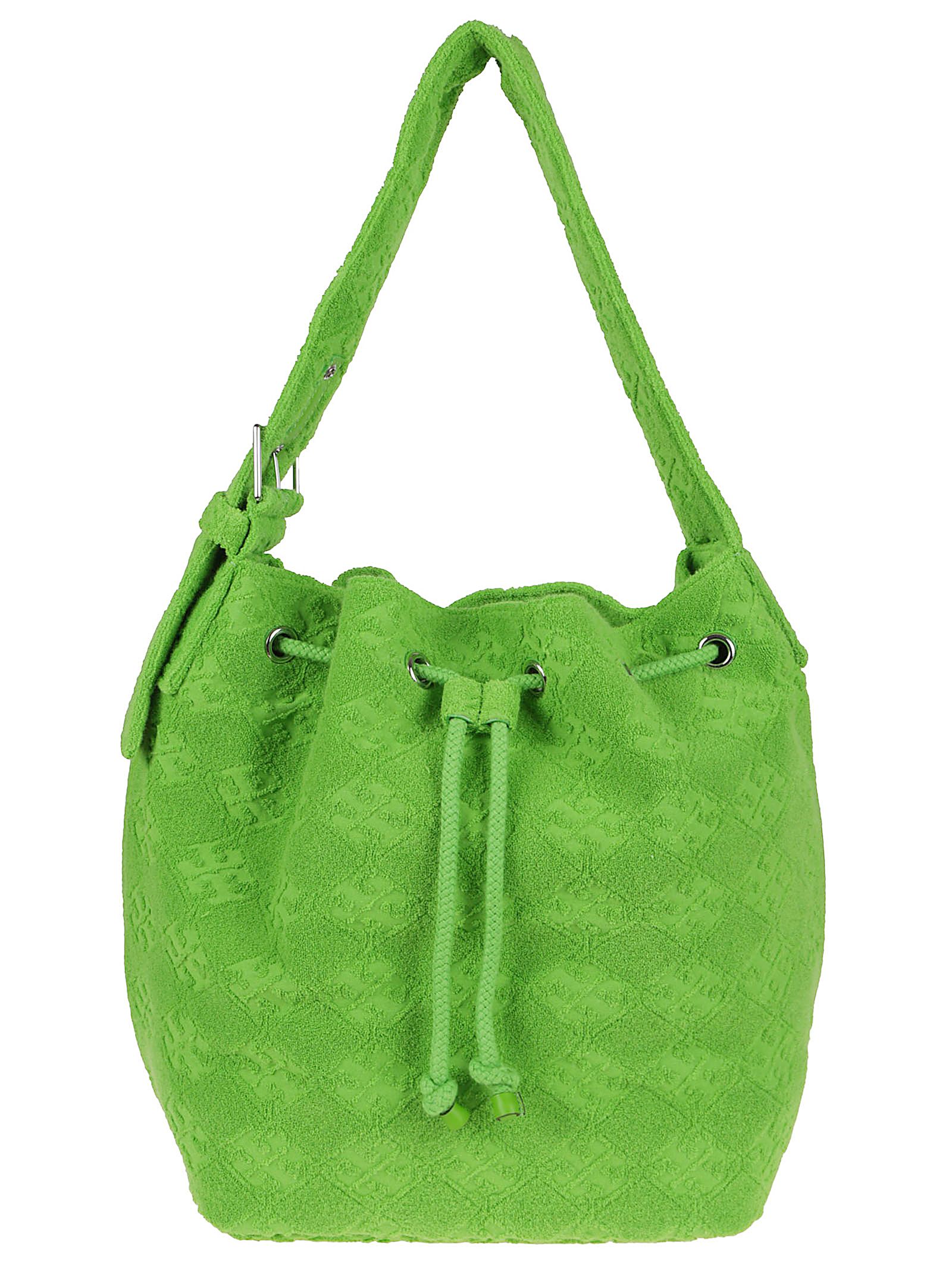 T Monogram Terry Oversized Bucket Bag