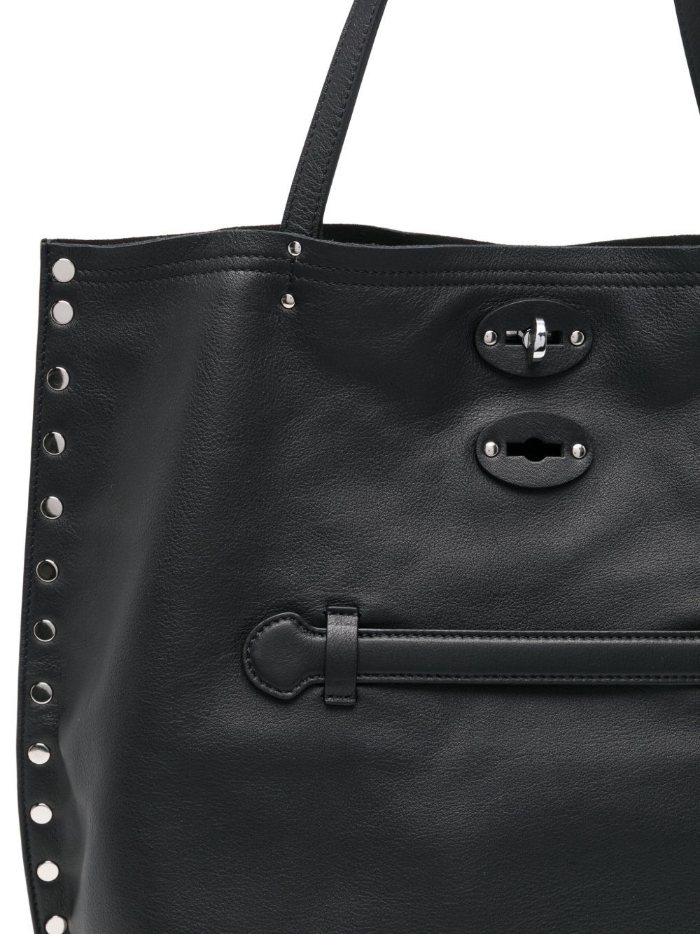 トートバッグ ZANELLATO Handbags (A SPASSO SAETA M 0687901910000Z0001) ZANELLATO 068790.1910000/M Z0001 BLACK LAVAGNA - Giglio Luxury