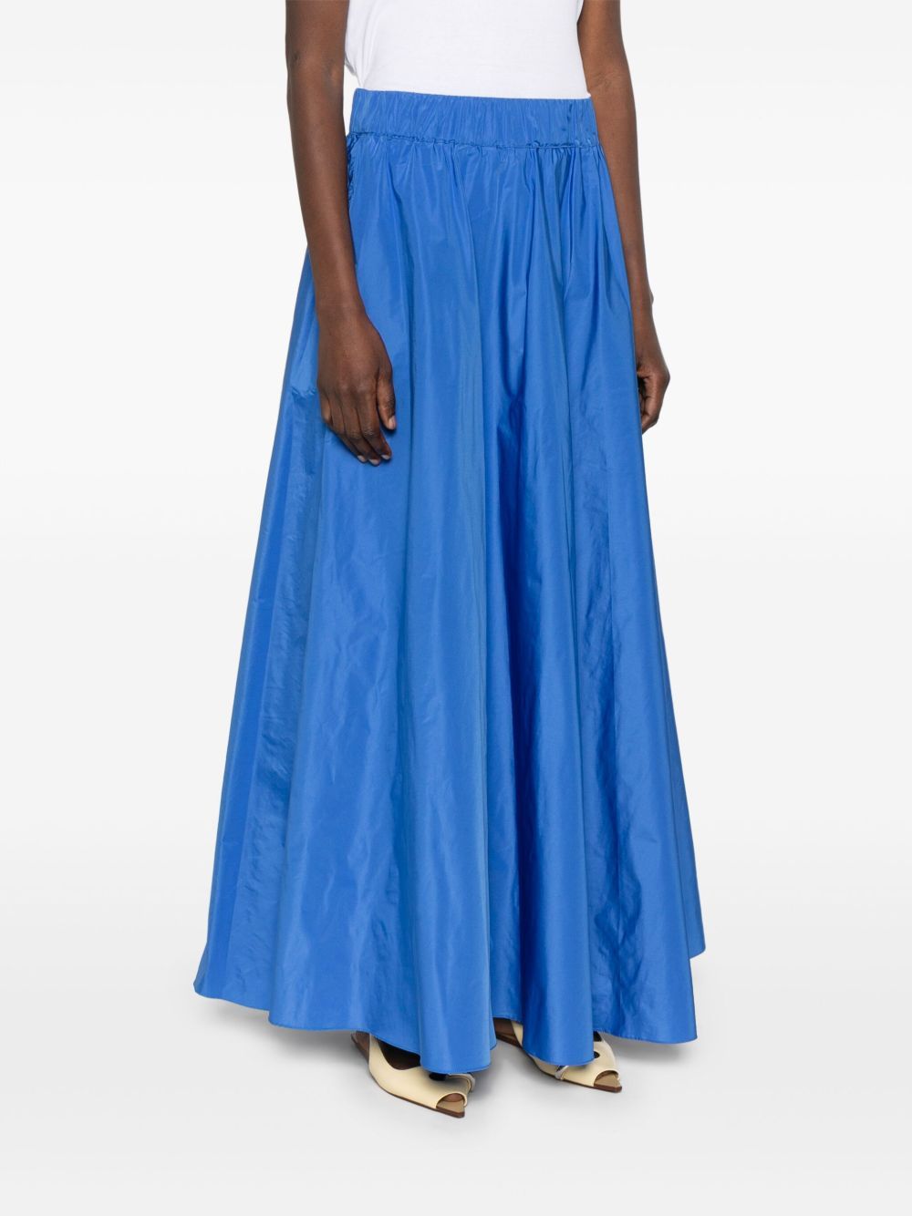 スカート PAROSH Women Mid Skirts D621136CO 046 BLUE P.A.R.O.S.H. Knitted Midi Skirt | Blue | FARFETCH