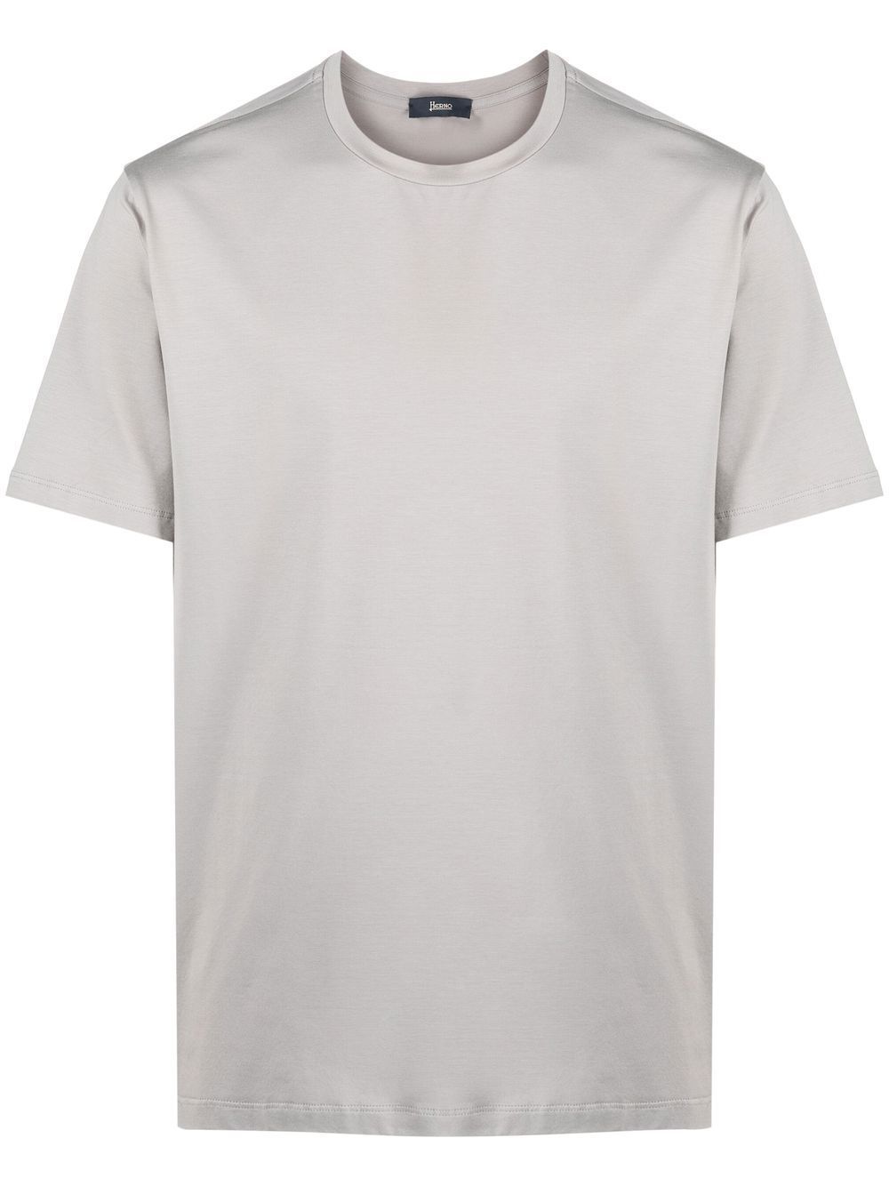 Tシャツ・カットソー HERNO SS25 Embroidery t-shirt (JG000239U52000 9200) HOODHOOD ♥ H logo short sleeve t-shirt /追跡付 (HOODHOOD/T
