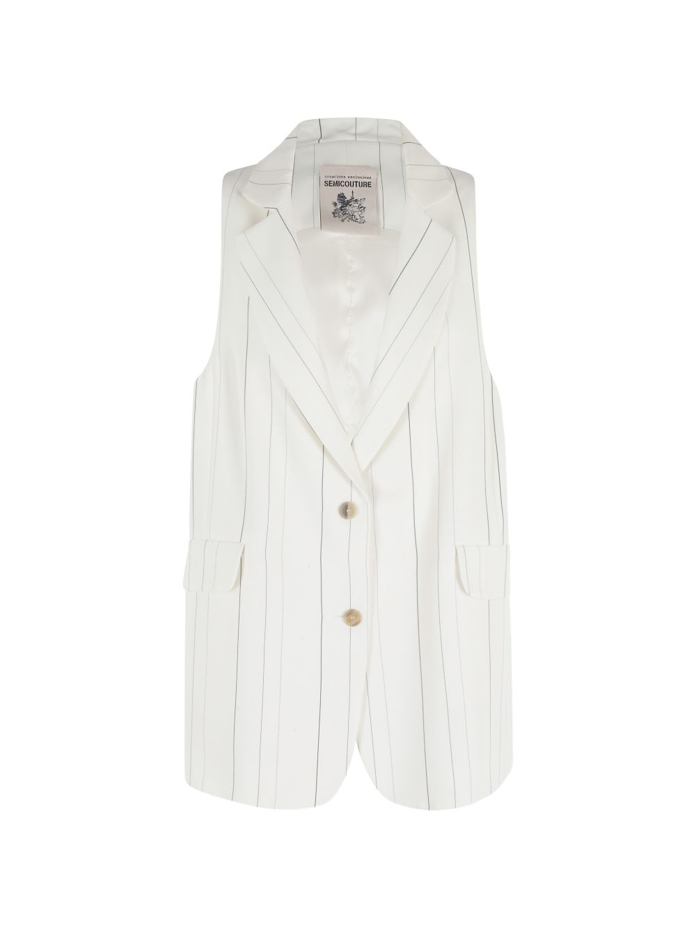 Gilet Semicouture bianco