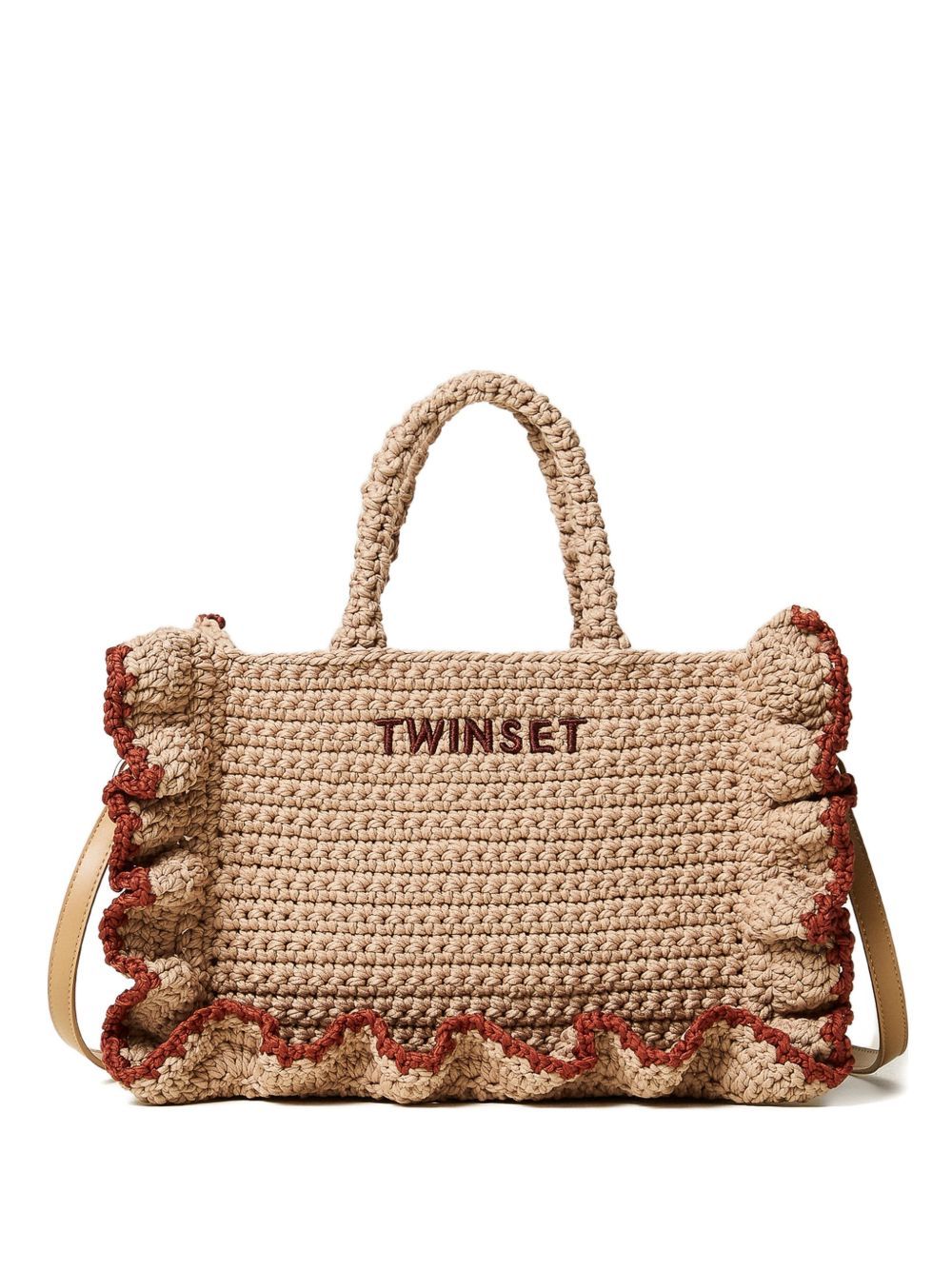 Borsa a mano Twinset rafia