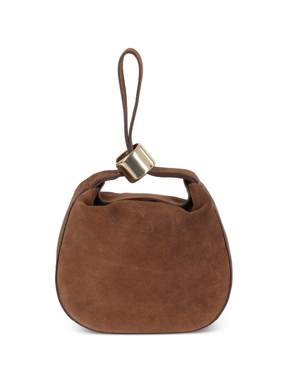 Borsa a mano Semicouture nocciola