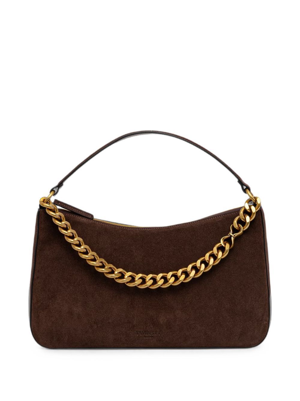 Borsa a spalla Twinset marrone