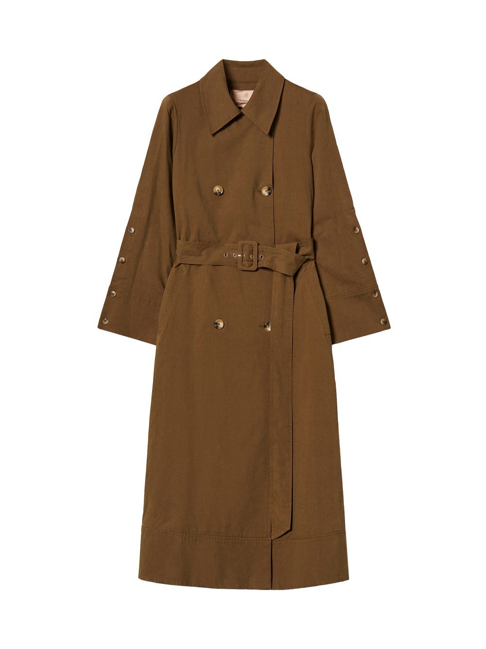 Trench Twinset marrone