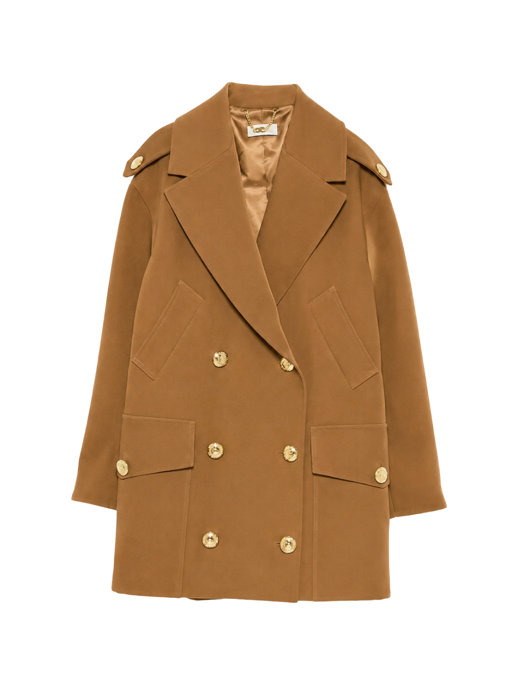 Cappotto Elisabetta Franchi daino