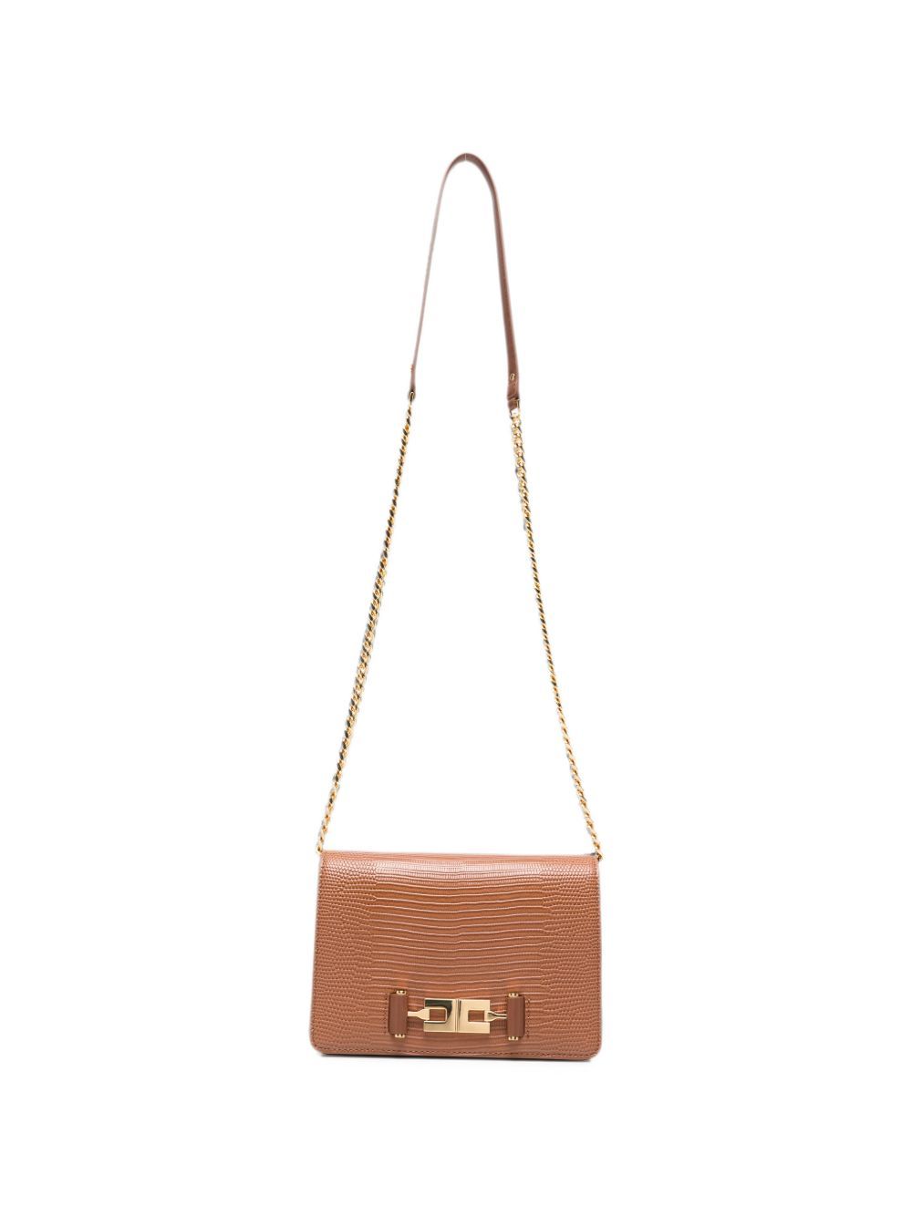 Borsa a tracolla Elisabetta Franchi sigaro
