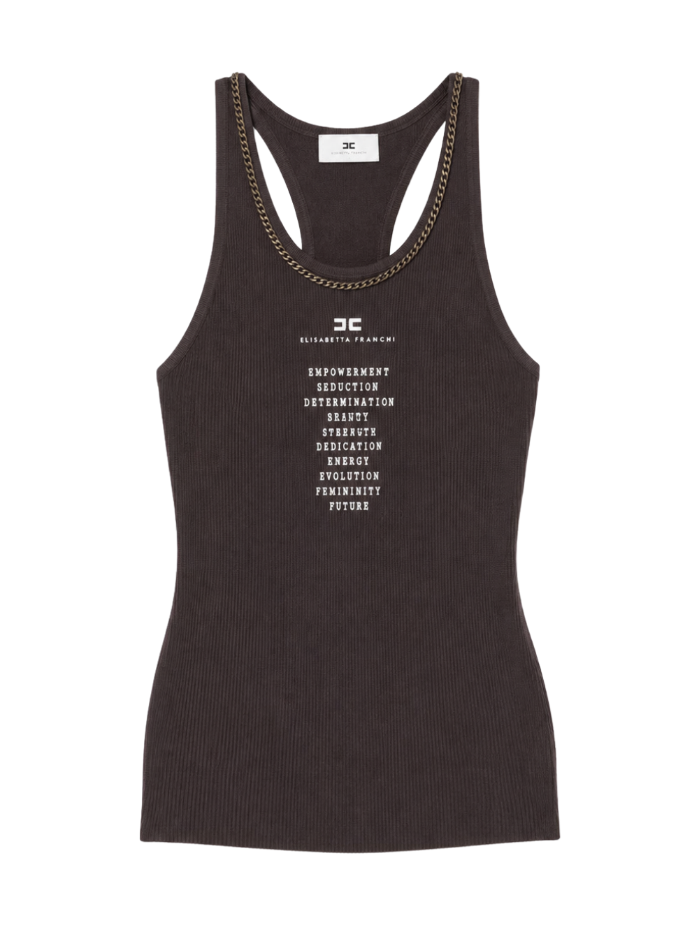 Top Elisabetta Franchi marrone