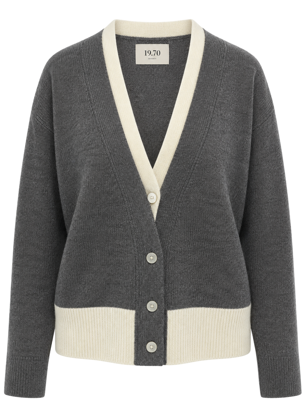 Cardigan 19 70 grigio