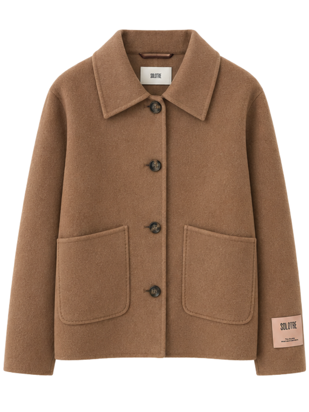 Cappotto Solotre camel