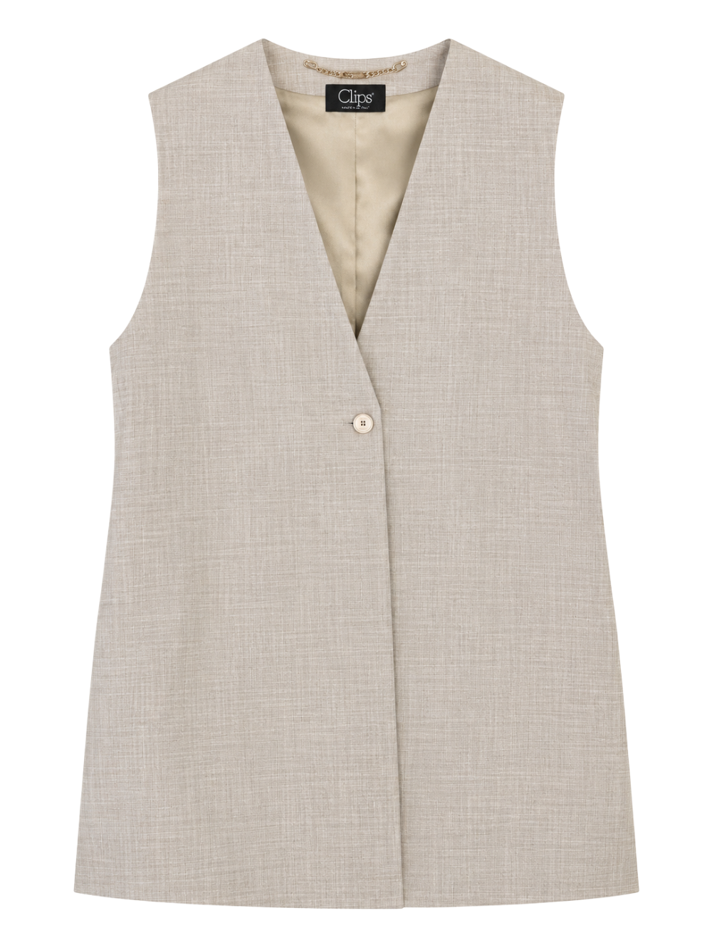 Gilet Clips beige