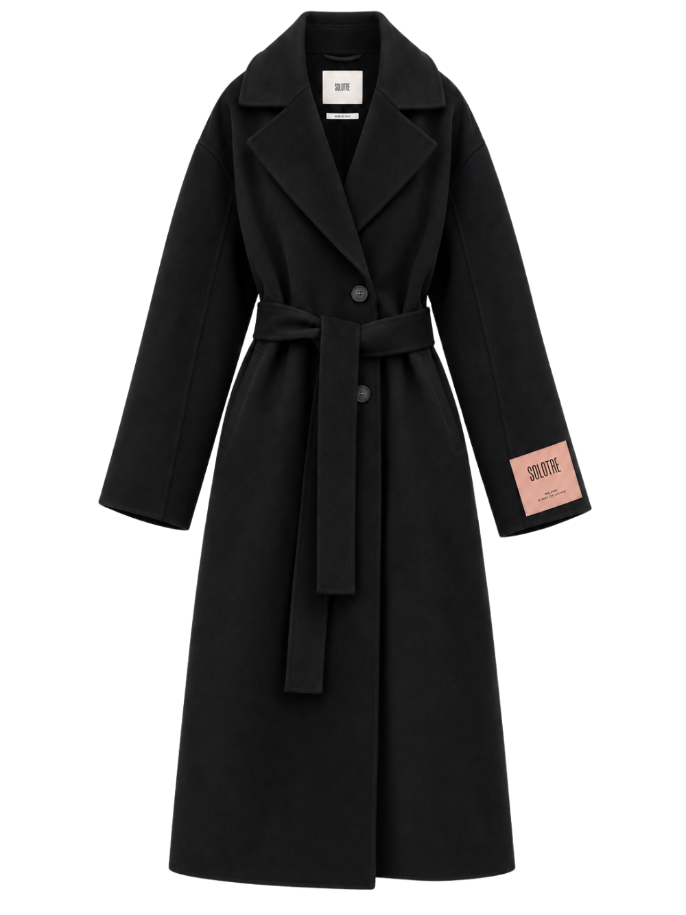 Cappotto Solotre nero
