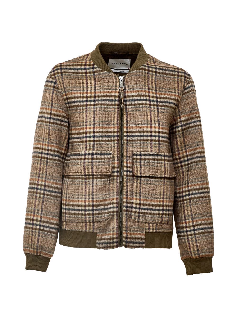 Bomber Amaranto beige
