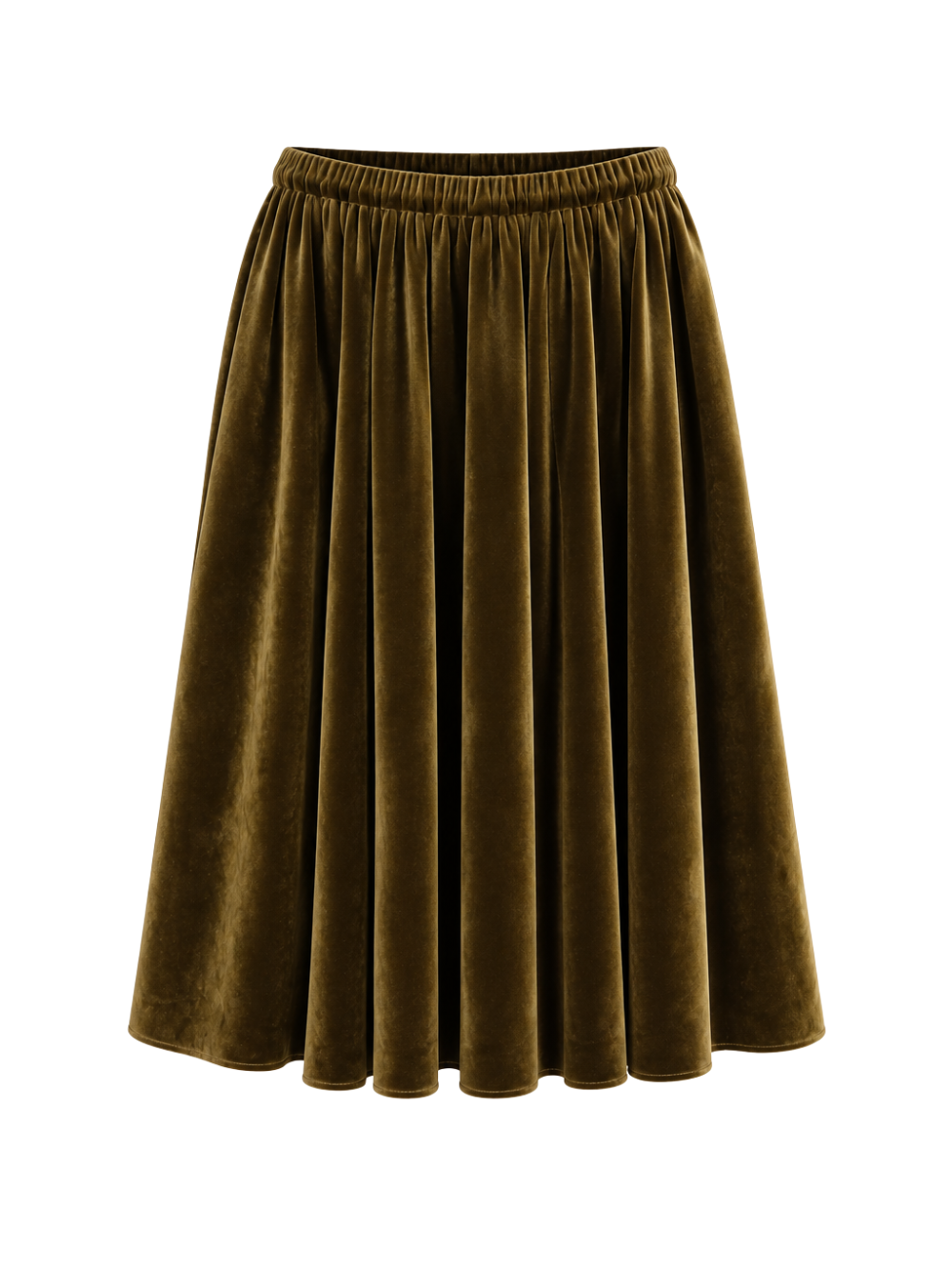Gonna Alberta Ferretti verde