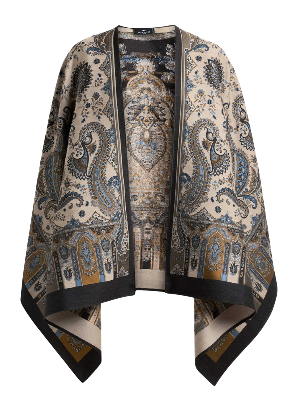 Poncho Etro paisley