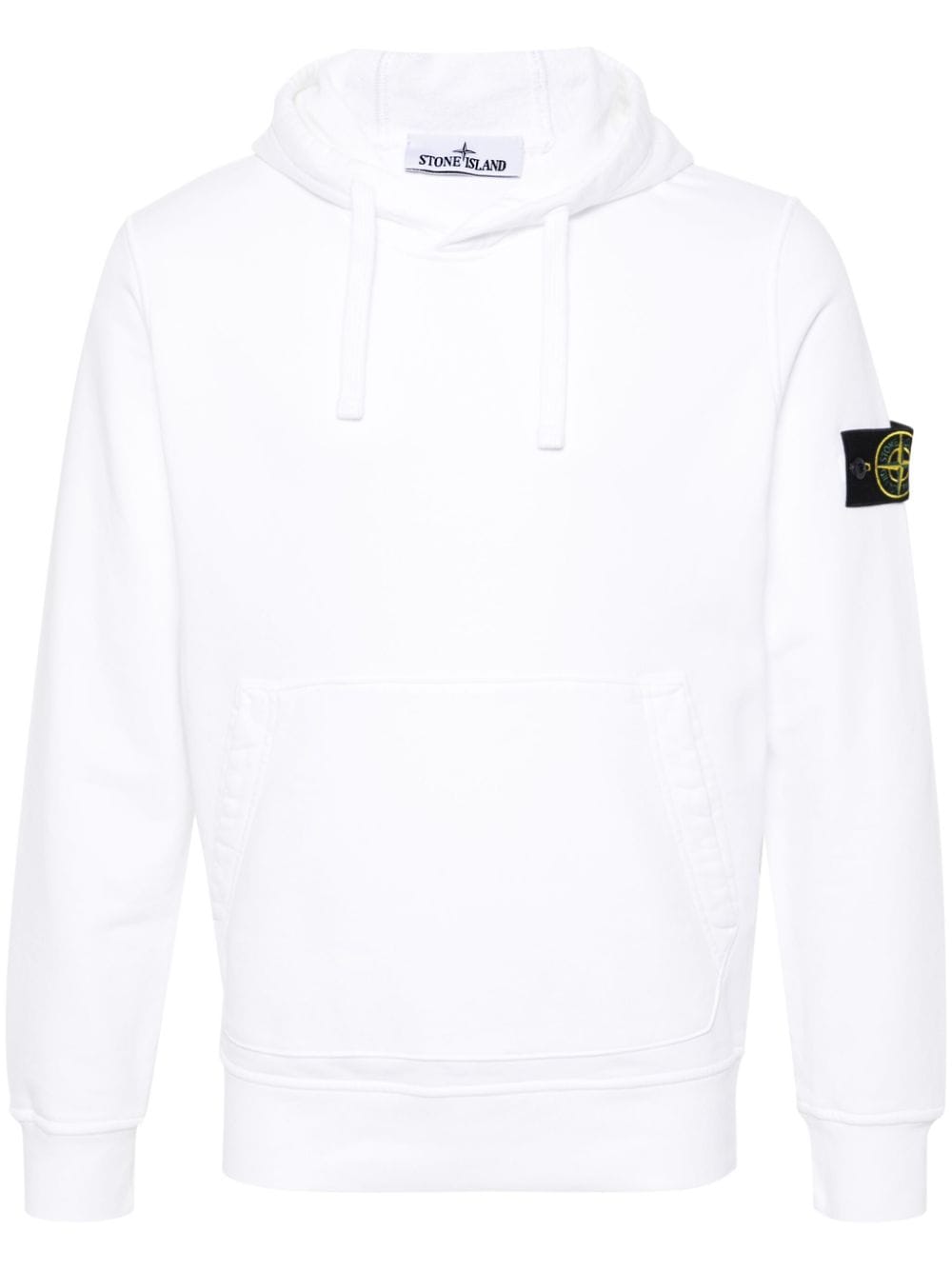 Cappuccio Felpa Stone Bianca Taglie Felpe Stone Island Sconti