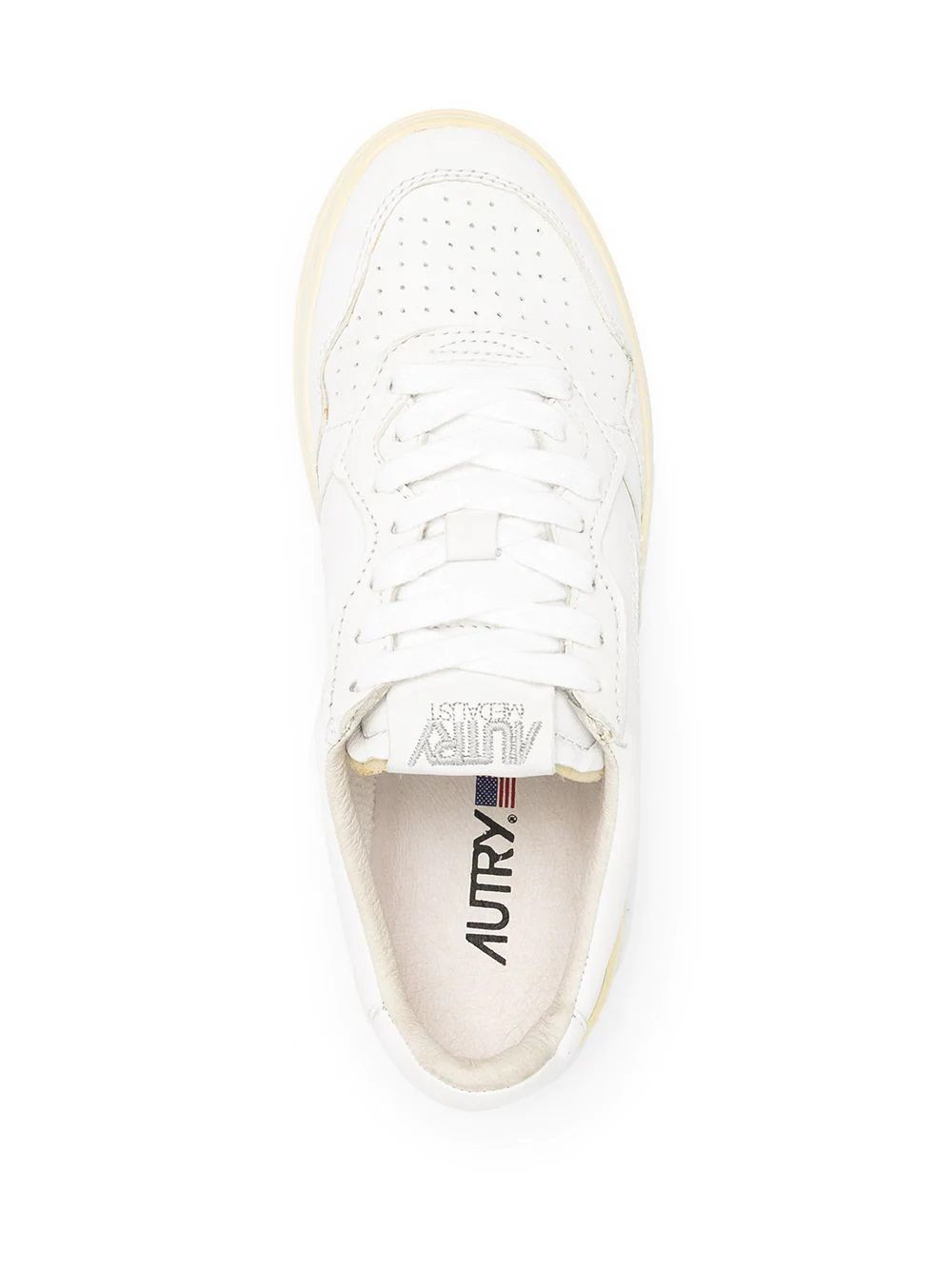 Women's AUTRY Sneakers  Shop AUTRY white leather sneakers for women. Classic design, flat sole and logo details.