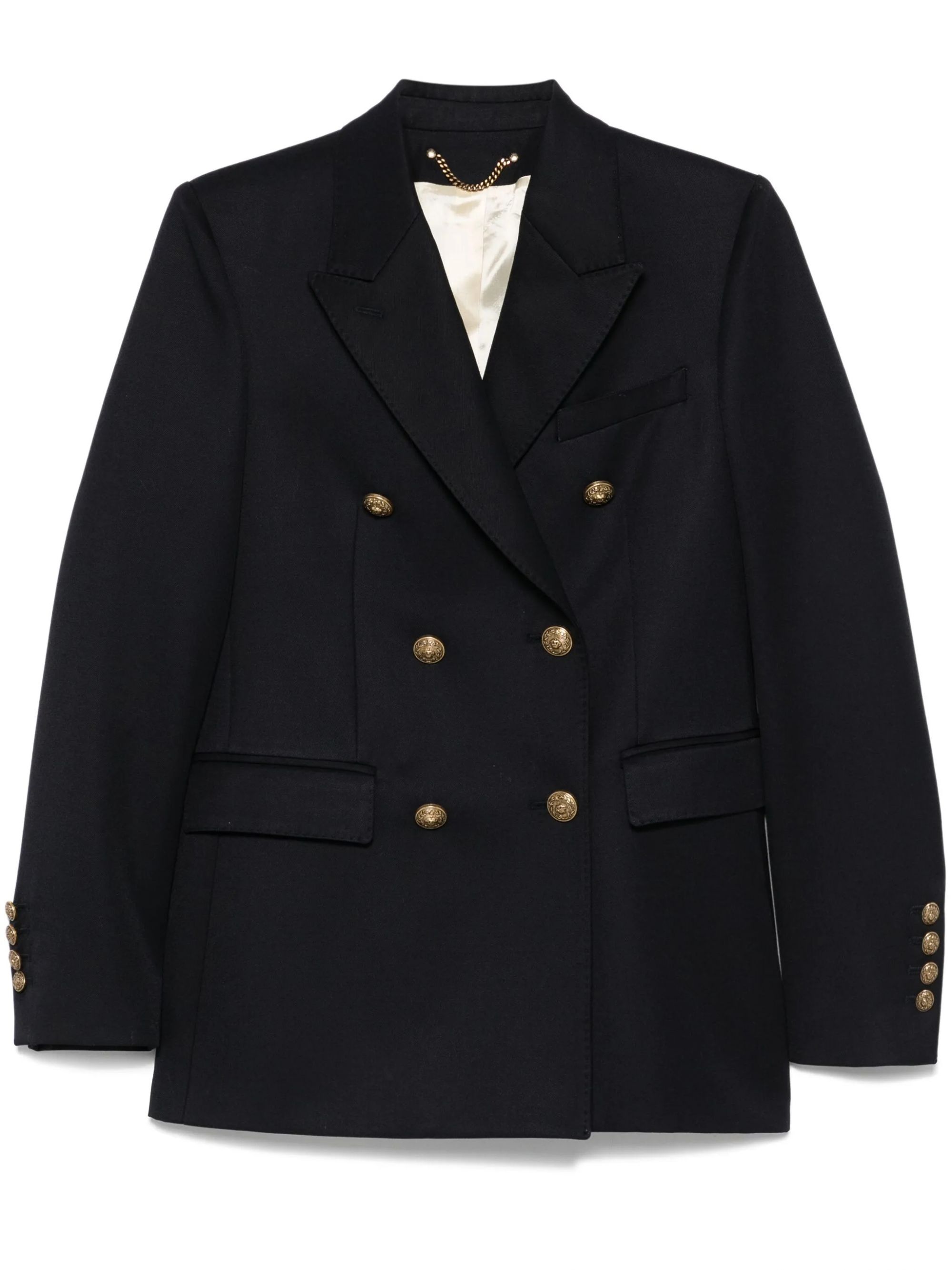 GOLDEN DOUBLE BREASTED BLAZER GOLDEN DOUBLE BREASTED BLAZER