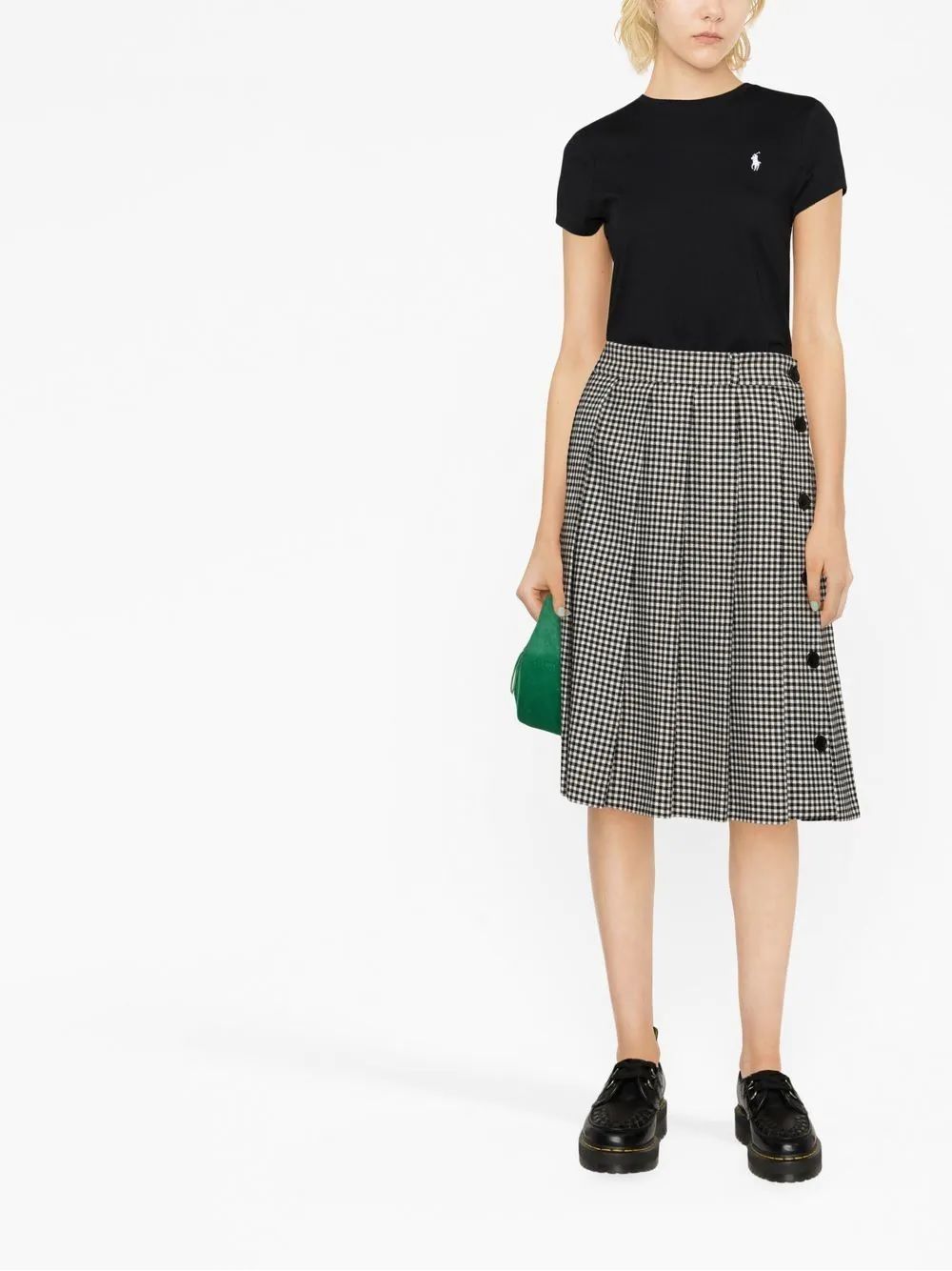 Maglietta a maniche corte Ralph Lauren da donna Maglietta Ralph Lauren da donna: Classico stile a maniche corte in tessuti pregiati.