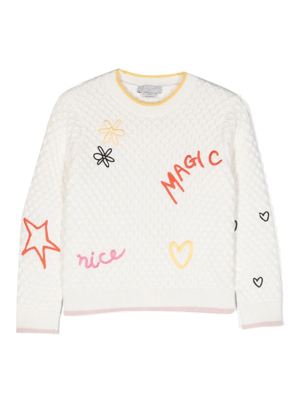 Maglia da bambina di Stella McCartney Kids Scopri il maglione Automati di Stella McCartney Kids per una maglieria elegante e confortevole per le bambine.